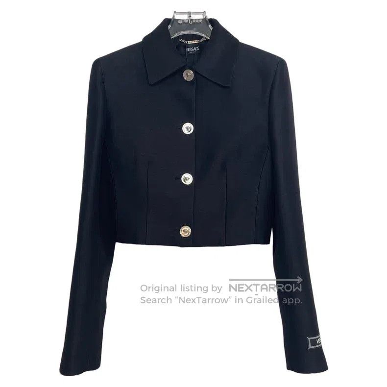 Versace Versace Black long-sleeved jacket Size XS / US 0-2 / IT 36-38 - 1 Thumbnail