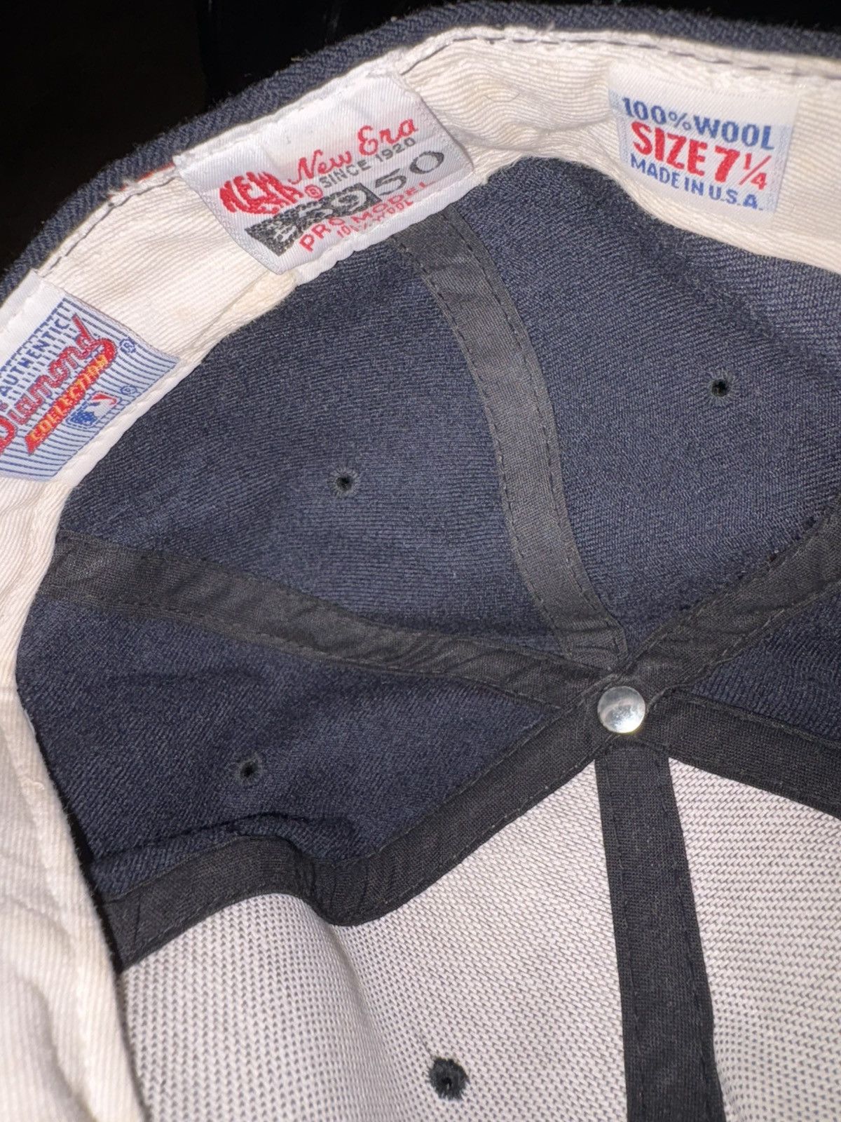 New Era Vtg California Angels Hat New Era USA 100% Wool 5950 Pro Size ONE SIZE - 6 Thumbnail