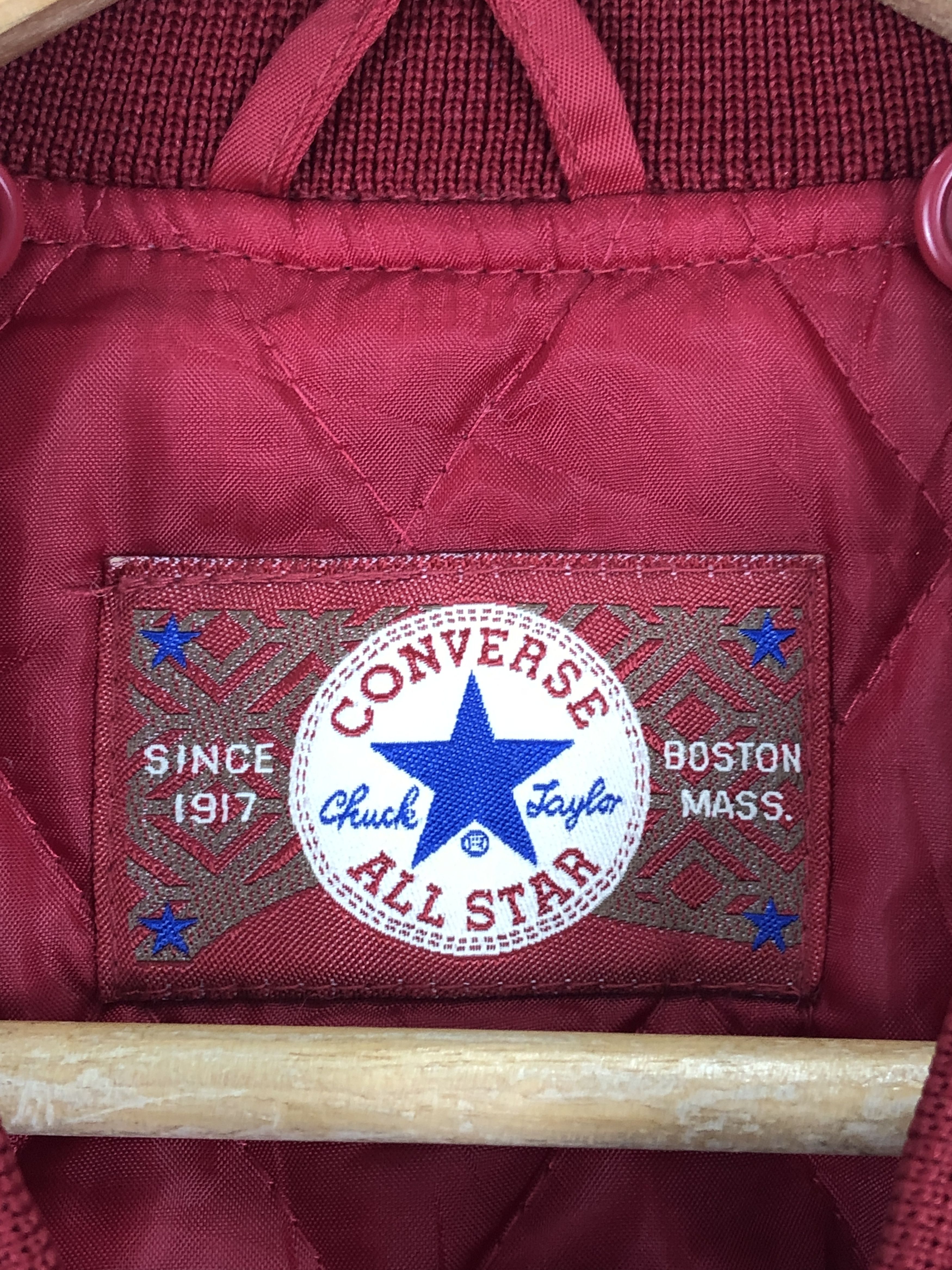 Converse Vintage 90s Converse All Star Bomber Big Logo Jacket J1713 Size US M / EU 48-50 / 2 - 11 Thumbnail