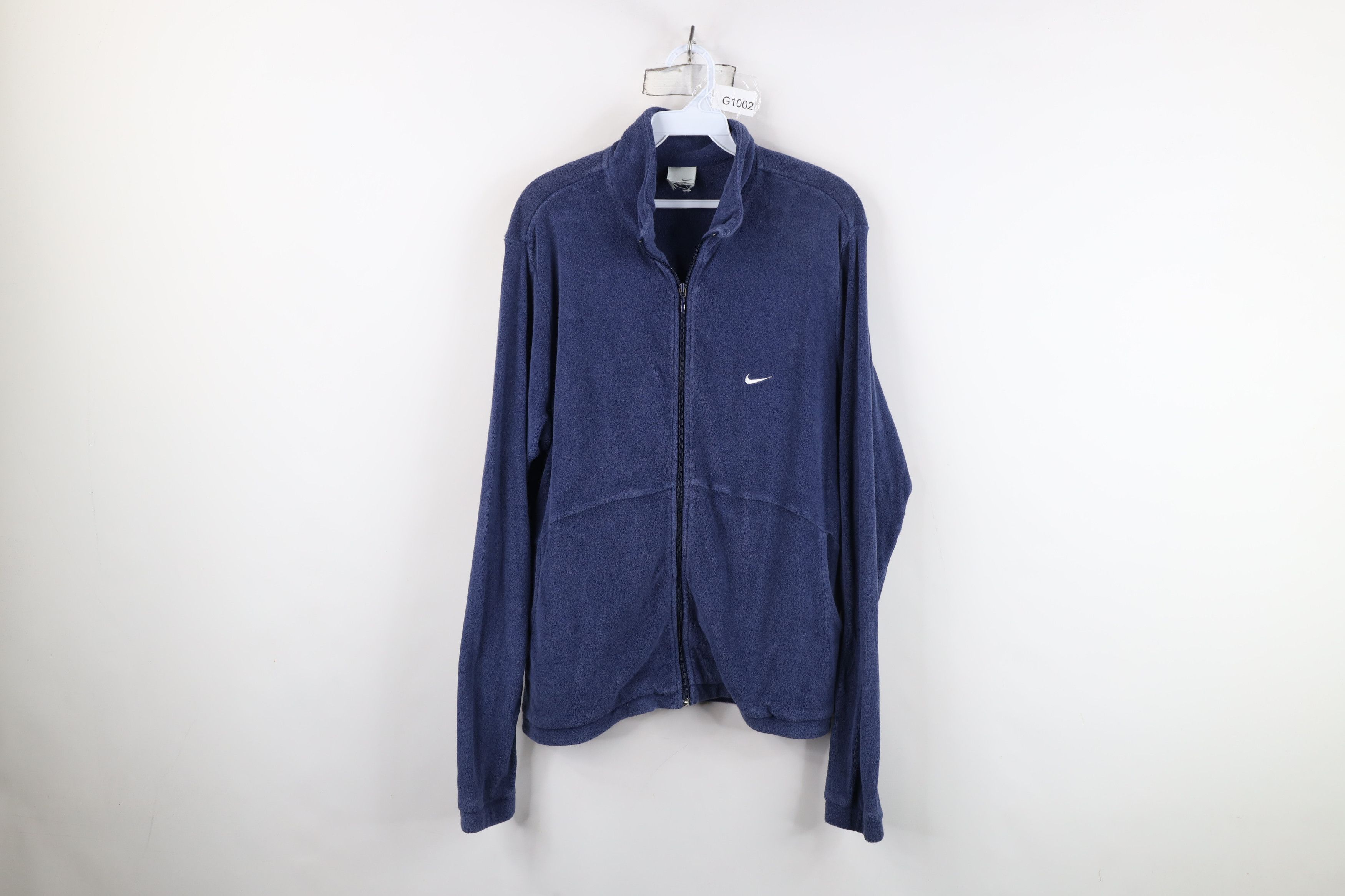 Nike Vintage 90s Y2K Nike Scott Mini Swoosh Terry Cloth Jacket Size US S / EU 44-46 / 1 - 1 Thumbnail