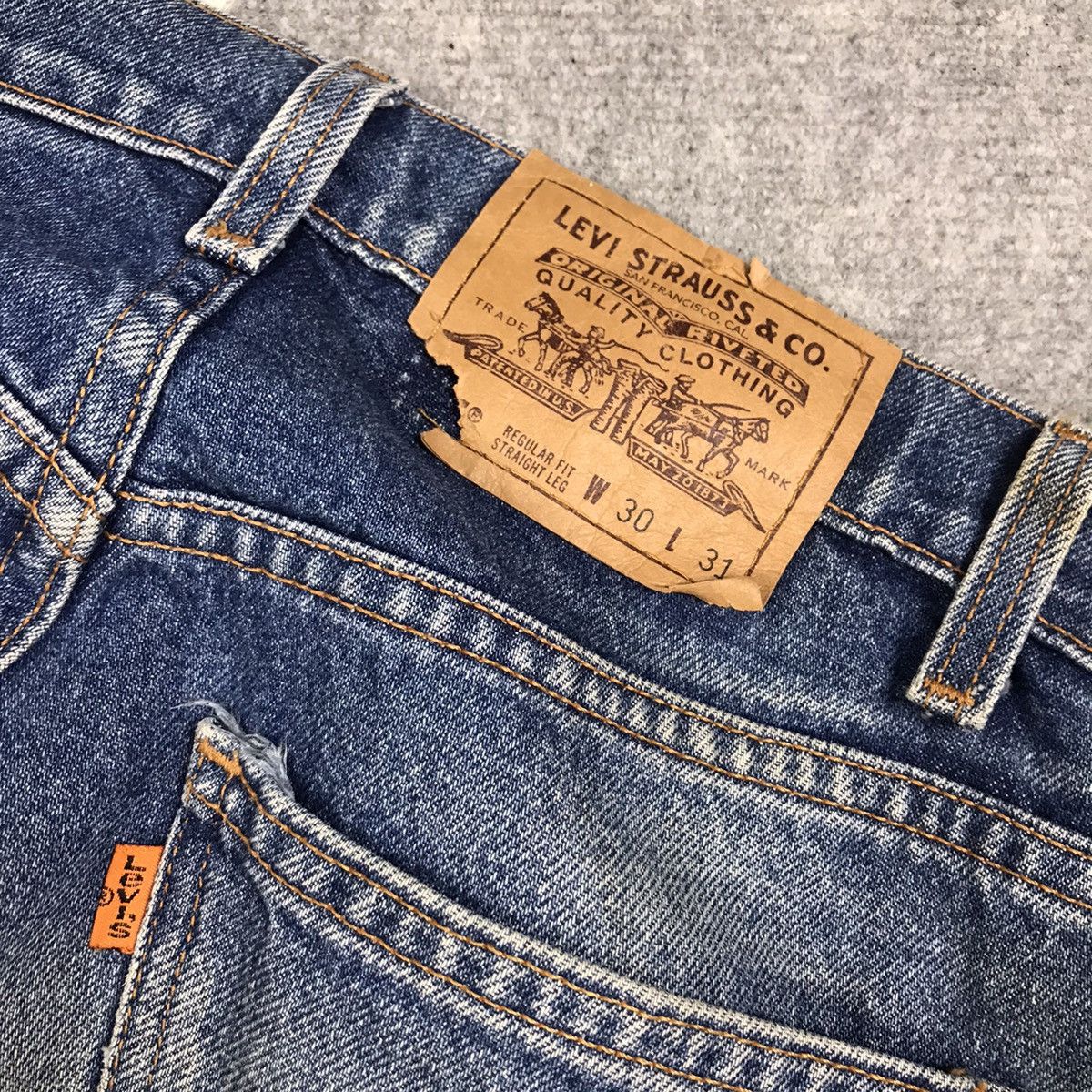 Levi's Vintage Clothing Levi’s 505 Distressed Denim Jeans Pants Size US 28 / EU 44 - 10 Thumbnail