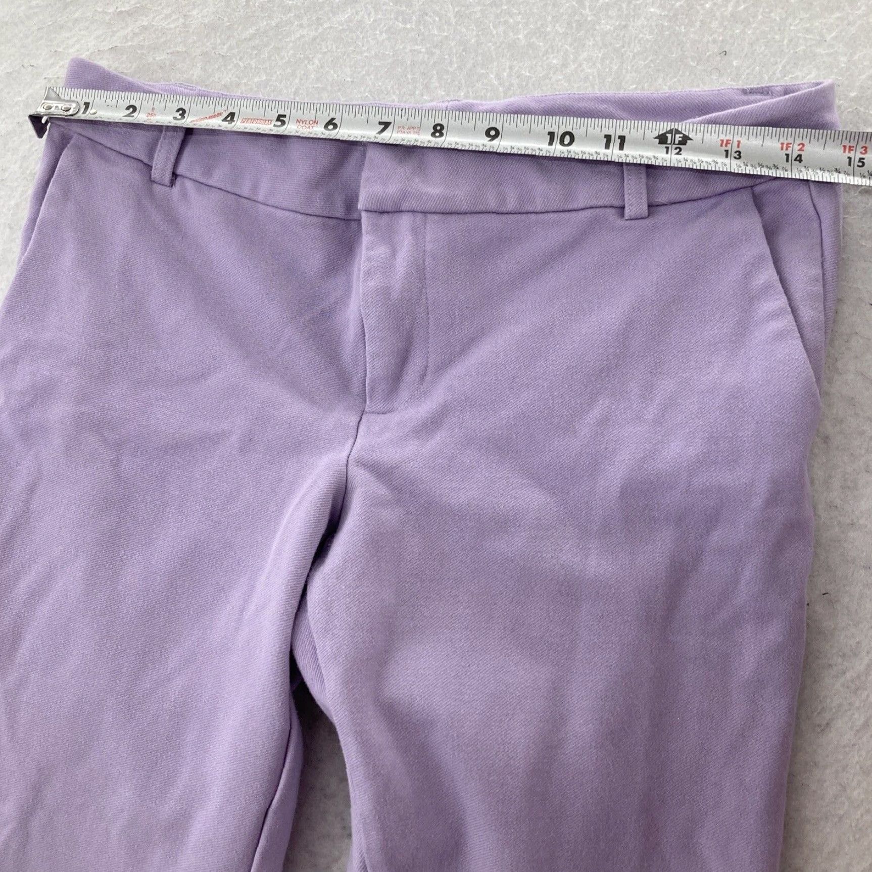 Vintage KUT from the Kloth Jeans Women's Size 6 Purple Cropped Pants Size 28" / US 6 / IT 42 - 3 Thumbnail