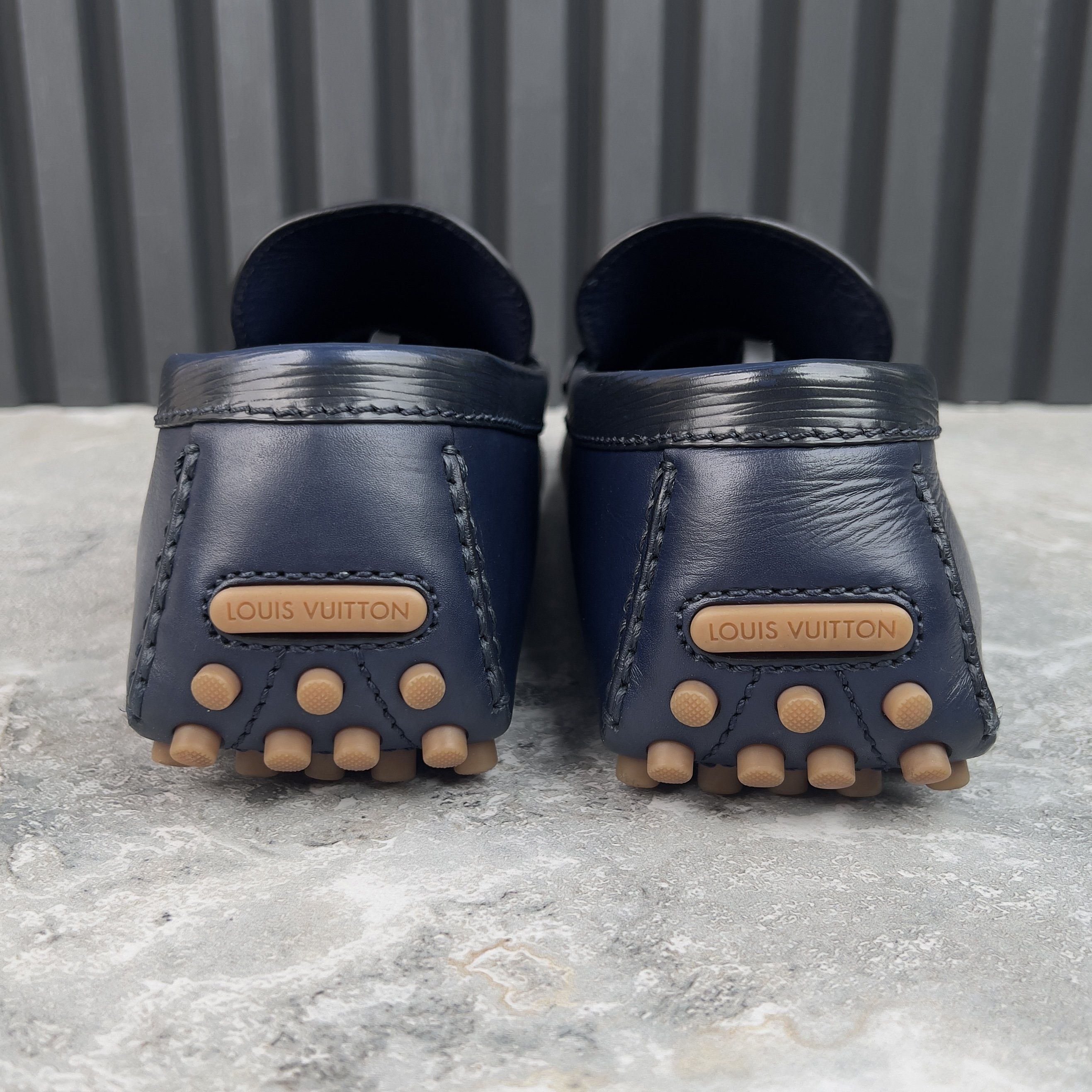 Louis Vuitton Hockenheim Moccasins Leather Taiga Size US 11 / EU 44 - 8 Thumbnail