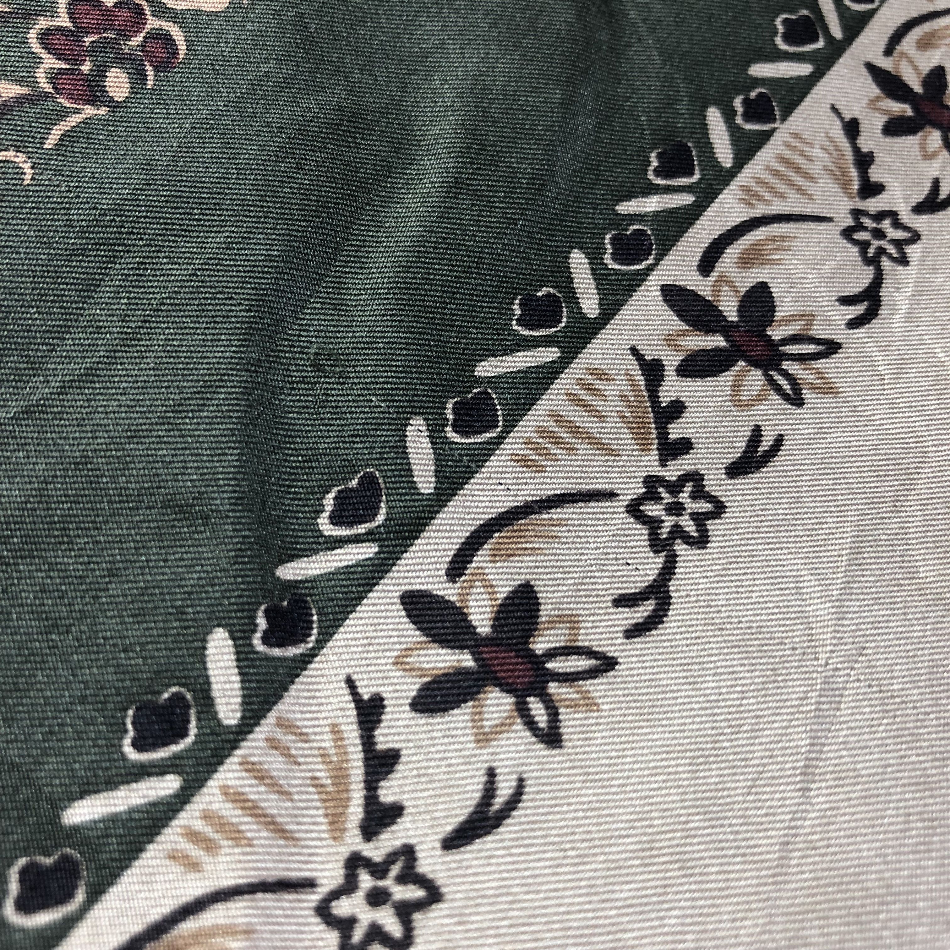 Japanese Brand Luxury Design Silk Scarf M811 Size ONE SIZE - 5 Thumbnail