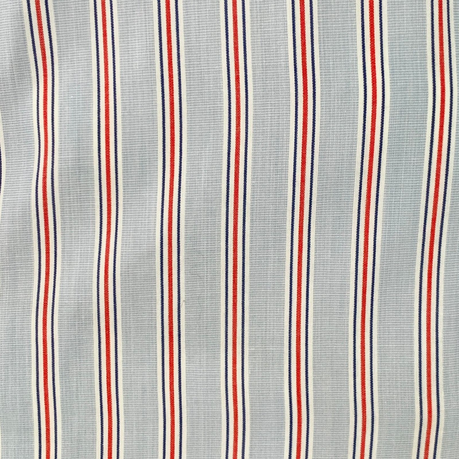 Turnbull & Asser Size L Blue Navy Red Stripe Cotton Long Sleeve Shirt Size US L / EU 52-54 / 3 - 2 Thumbnail
