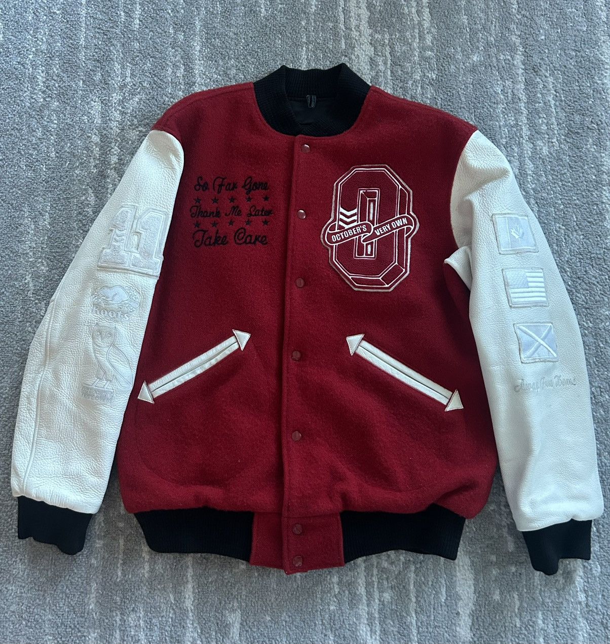 October's Very Own × Roots OVO x Roots 1 of 50 Varsity jacket Size US L / EU 52-54 / 3 - 1 Thumbnail