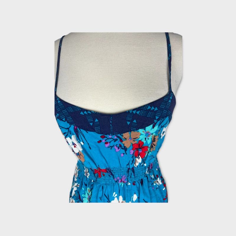 Vintage Xhilaration | Blue Floral Mini Y2K Dress | Size M Size M / US 6-8 / IT 42-44 - 8 Thumbnail