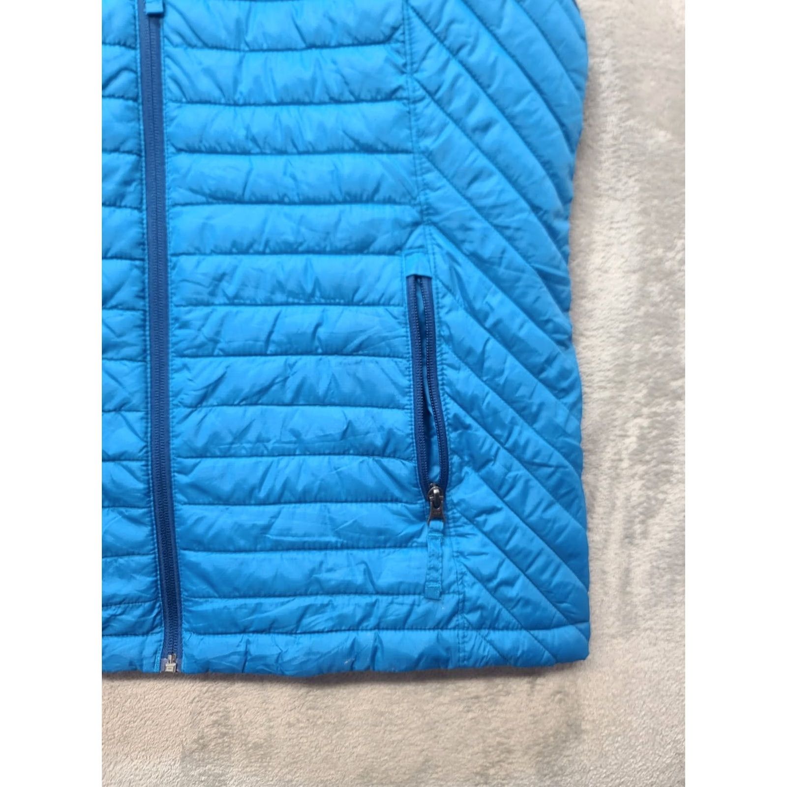 Vintage Duluth Vest Womens L Brisktaker Regular Fit Puffer Quilted Packable Sleeveless Vest Blue Nylon Softshell Pockets Zip зай Size L / US 10 / IT 46 - 3 Thumbnail