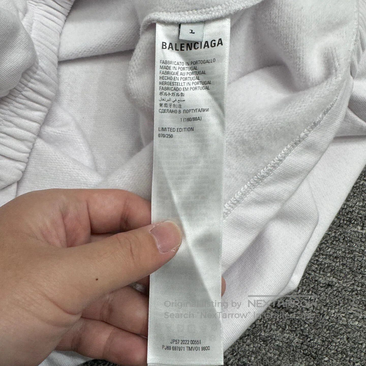 Balenciaga Balenciaga Graffiti letter-print hooded hoodie| Size US S / EU 44-46 / 1 - 6 Thumbnail