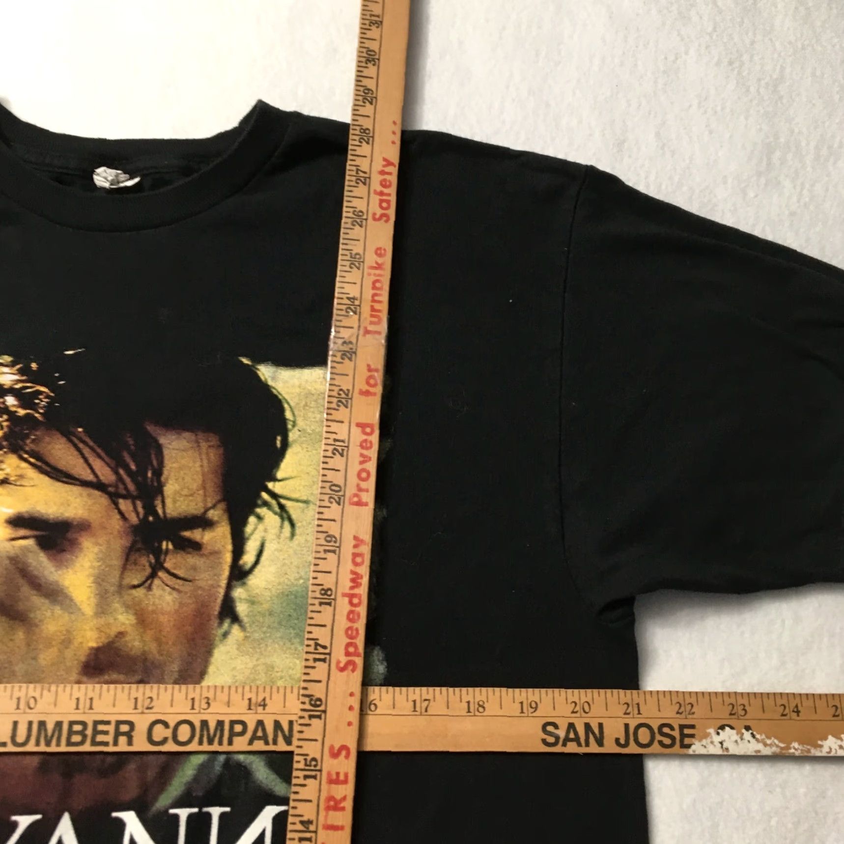 Vintage VINTAGE Chayanne No Hai Imposibles Tour T-Shirt Black LARGE Shirt Men XS? Size US L / EU 52-54 / 3 - 4 Thumbnail