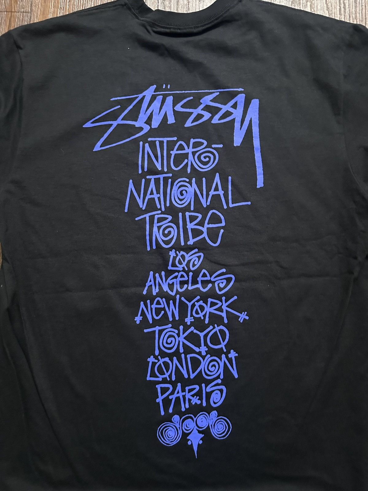 Black Stussy International Tribe Shirt