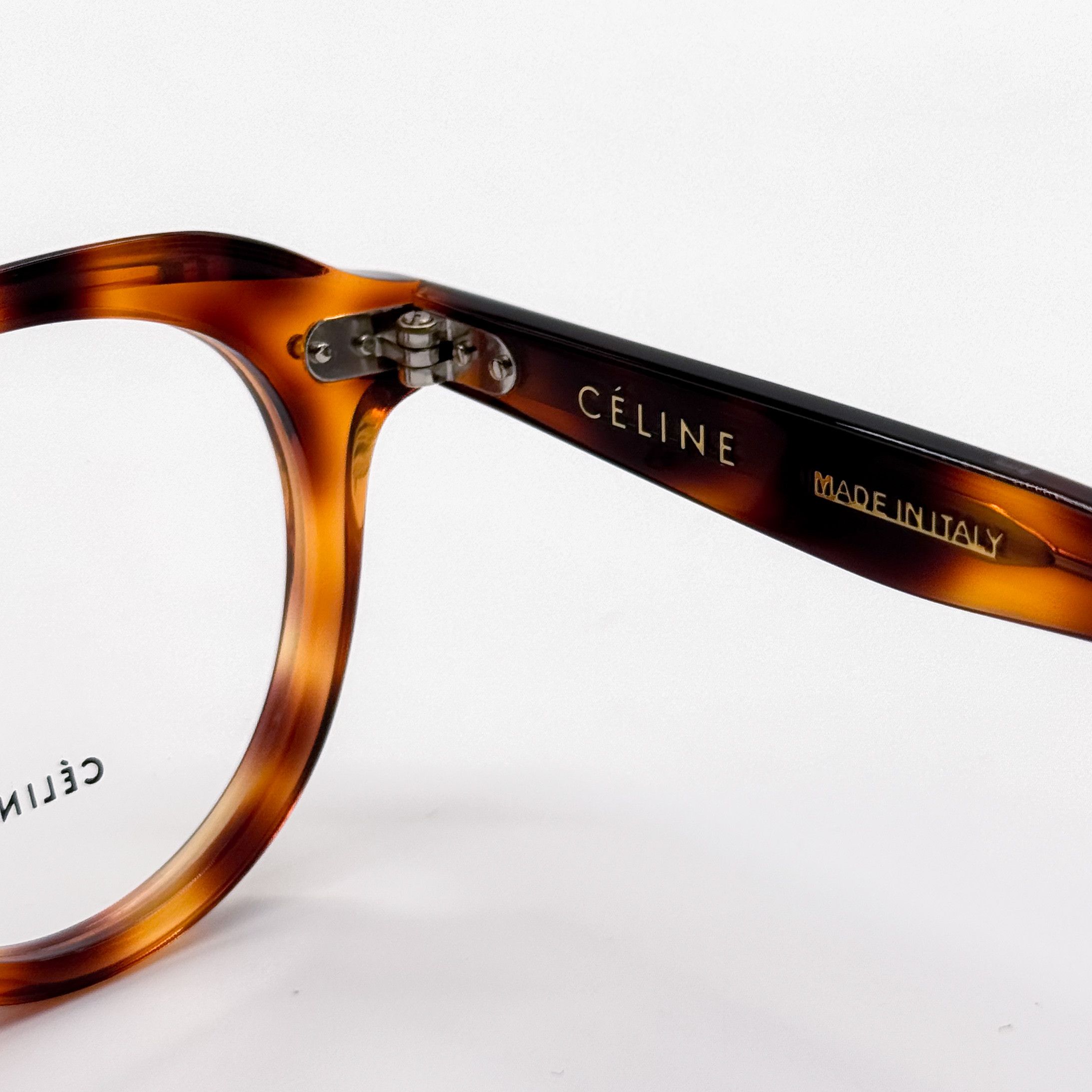 Celine NEW CELINE CL41458 086 EYEGLASSES WOMEN HAVANA ROUND CELINE Size ONE SIZE - 9 Thumbnail