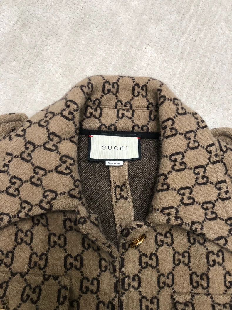 Gucci Gucci Classic double G old flower full print logo cloak jac Size US S / EU 44-46 / 1 - 5 Thumbnail