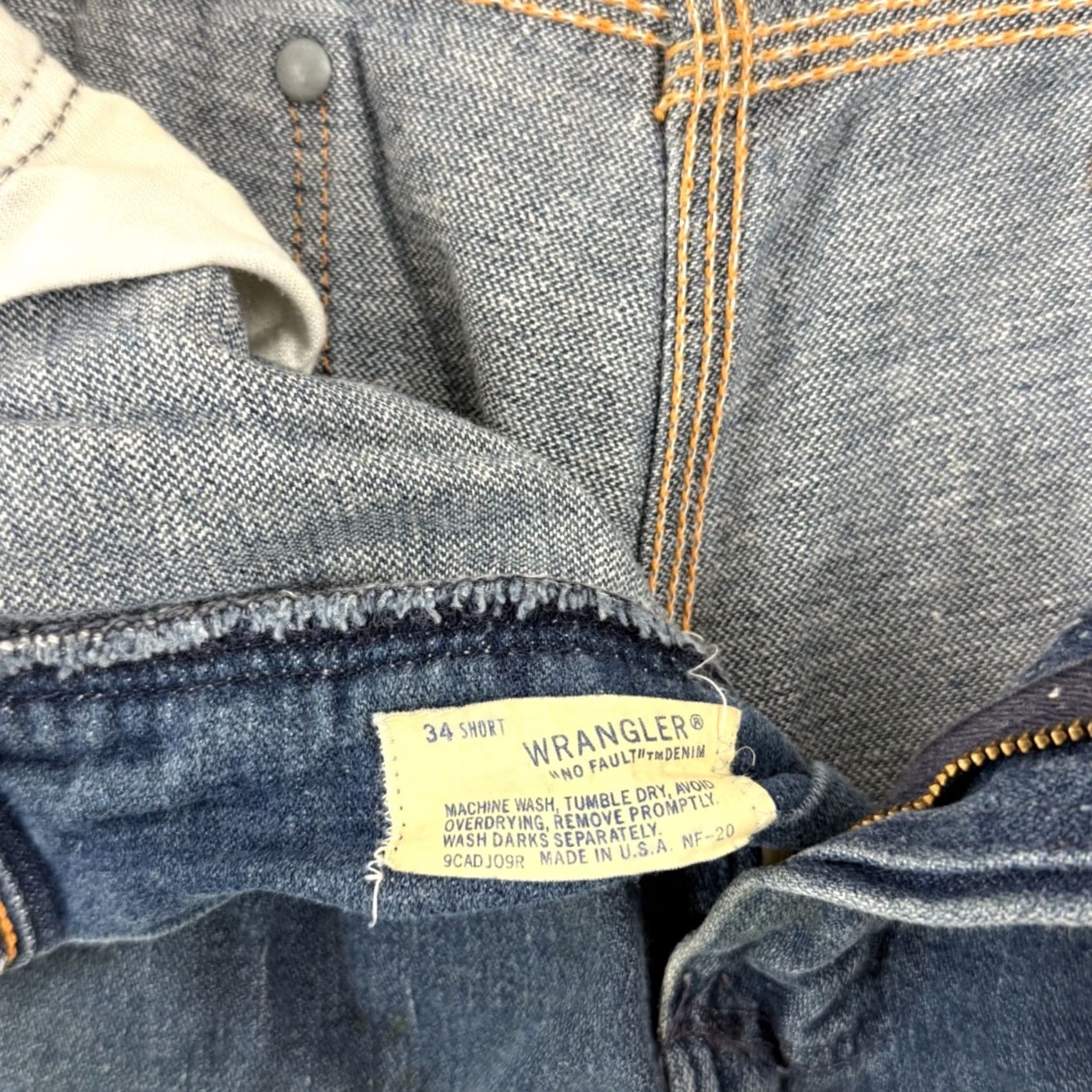 Wrangler VINTAGE Wrangler Jeans Mens 32x30 Blue Wrapid Transit 70s Bootcut Denim Cowboy Wrangler Retro Jeans 70s Cowboy Mens Blue Jeans Size 24" / US 00 / IT 34 - 5 Thumbnail