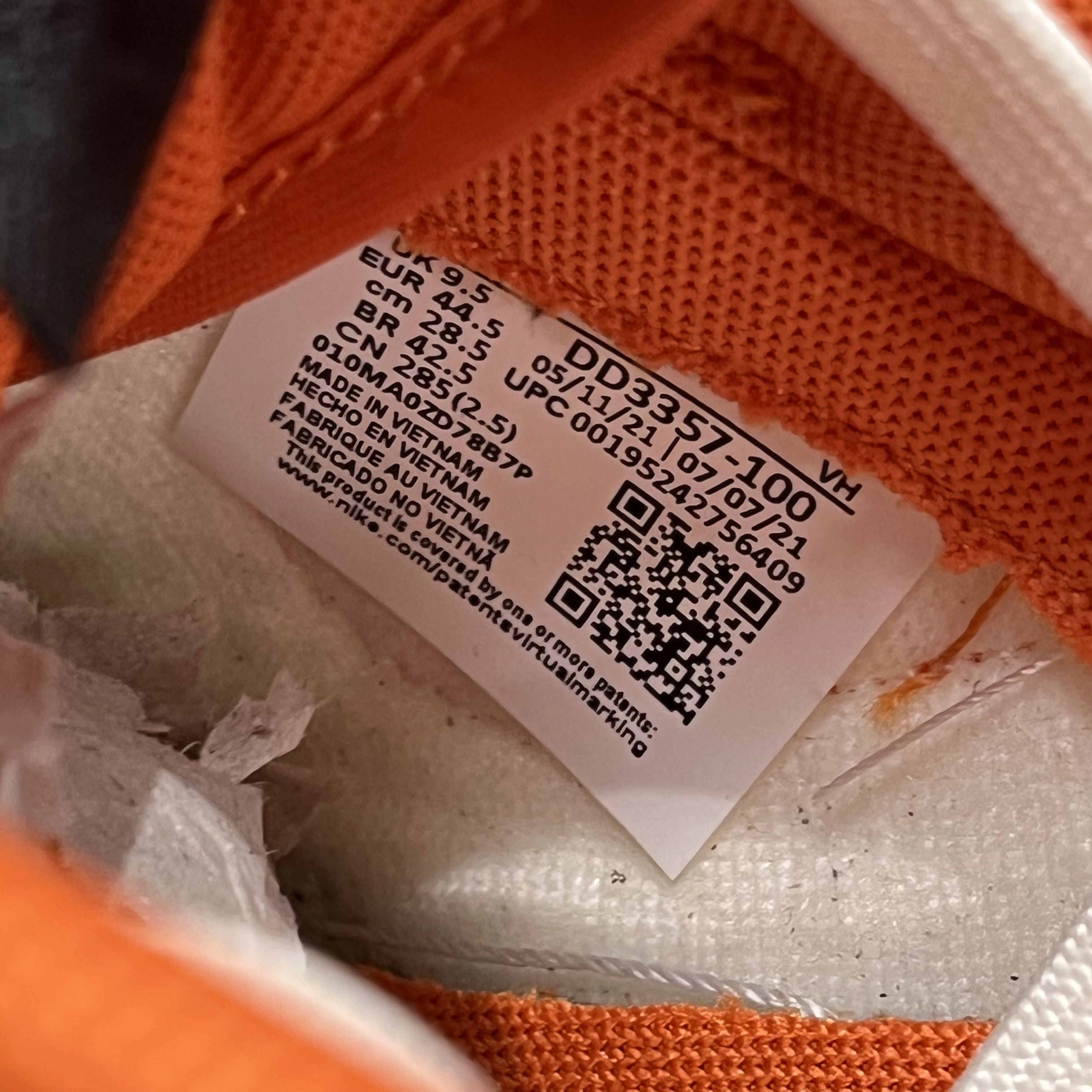 Nike Nike Dunk Low PRM Halloween 2021 Size US 10.5 / EU 43-44 - 8 Thumbnail