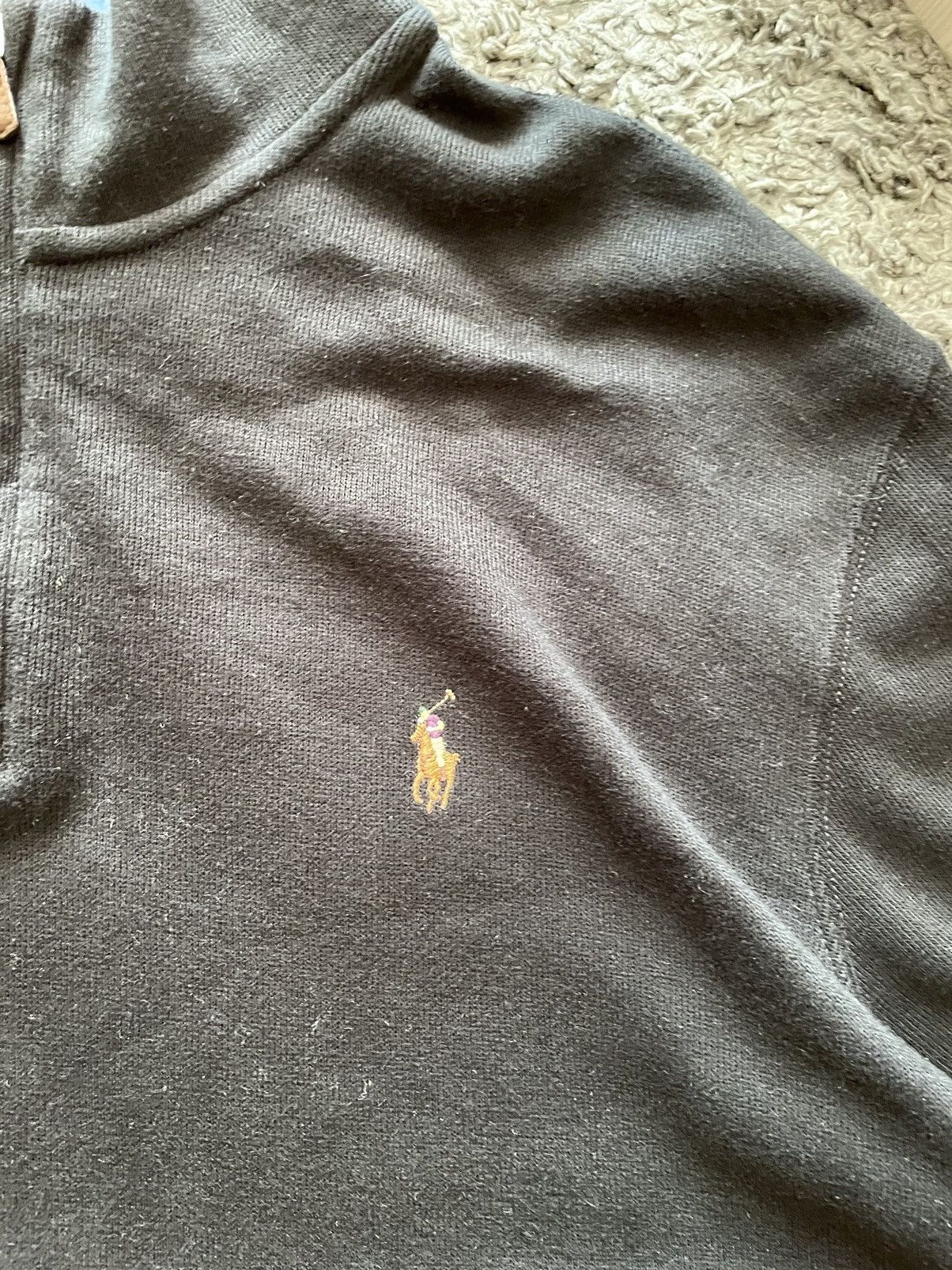 Polo Ralph Lauren × Vintage Polo Ralph Lauren 1/3 Zip Sweatshirt Streetwear Vintage Logo Size US L / EU 52-54 / 3 - 8 Thumbnail