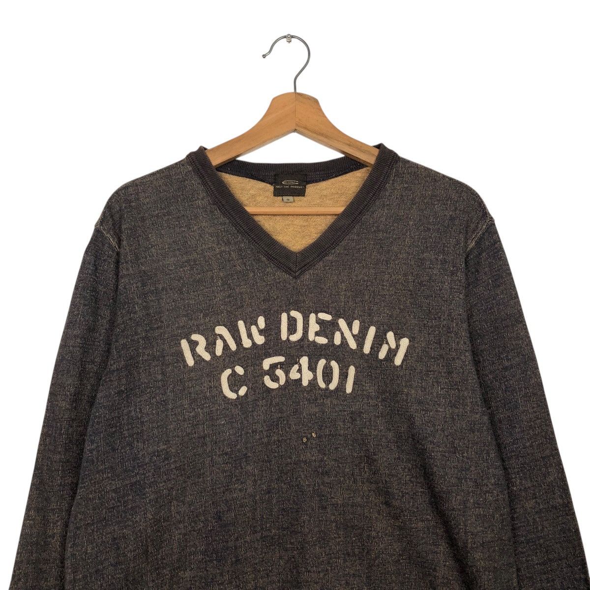 G-Star 📌Vintage Sweatshirt Indigo Design G-Star Raw Denim Big Logo Size US S / EU 44-46 / 1 - 4 Thumbnail