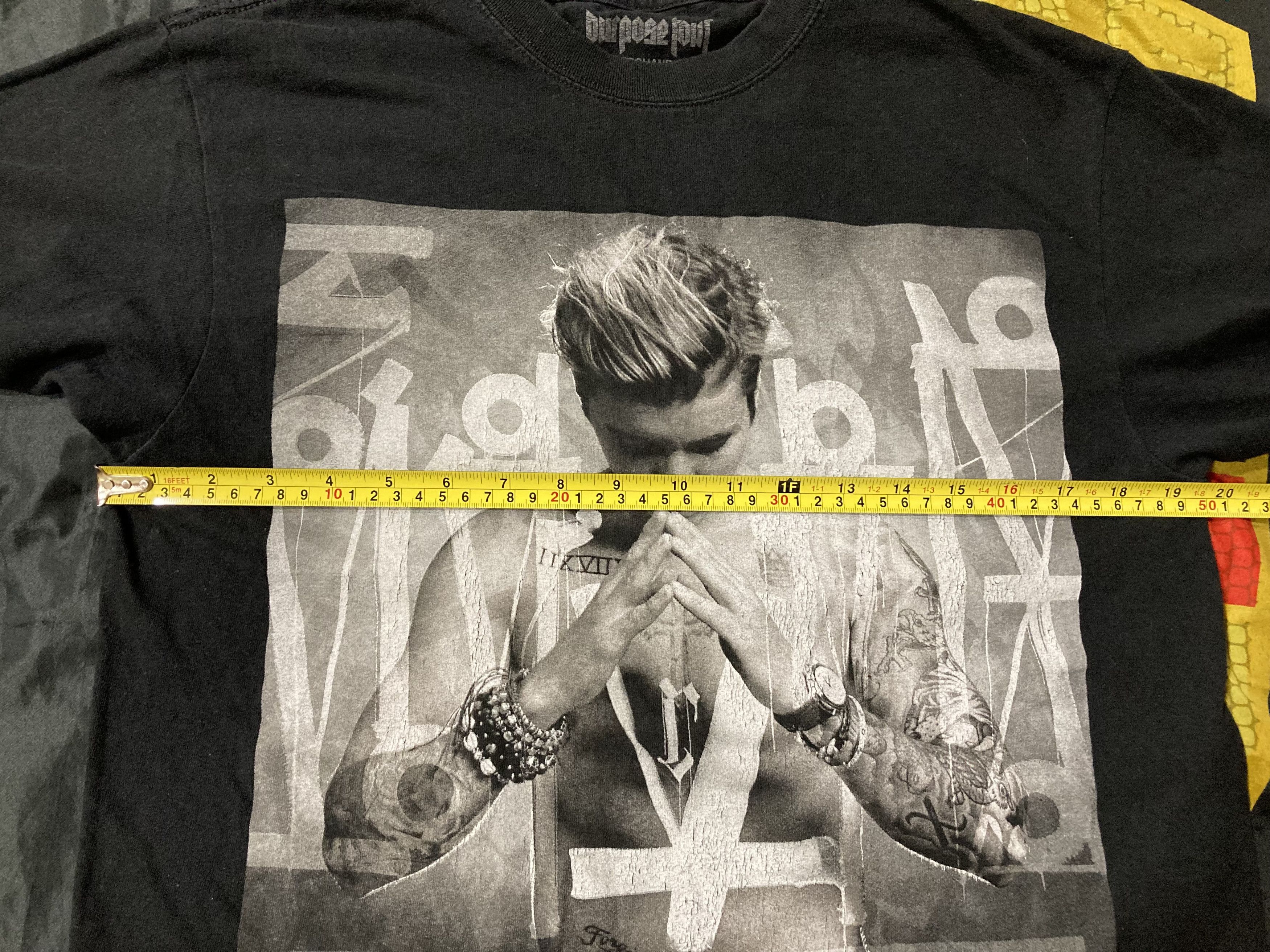 Justin Bieber Justin Bieber 💎Purpose Tour 2016 Concert Tee Shirt Size US M / EU 48-50 / 2 - 7 Thumbnail