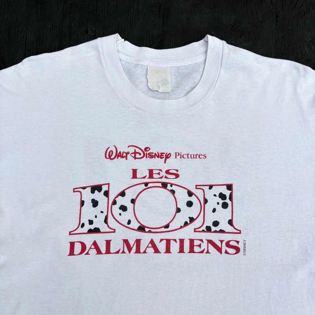 Disney × Vintage 101 Dalmatians 1996 90s Vintage Disney Movie Promo T-Shirt Size US L / EU 52-54 / 3 - 3 Thumbnail