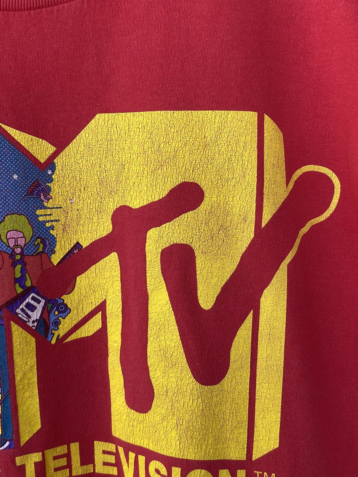 Vintage Vintage MTV Music Television Distressed Band Tees Size US M / EU 48-50 / 2 - 8 Thumbnail