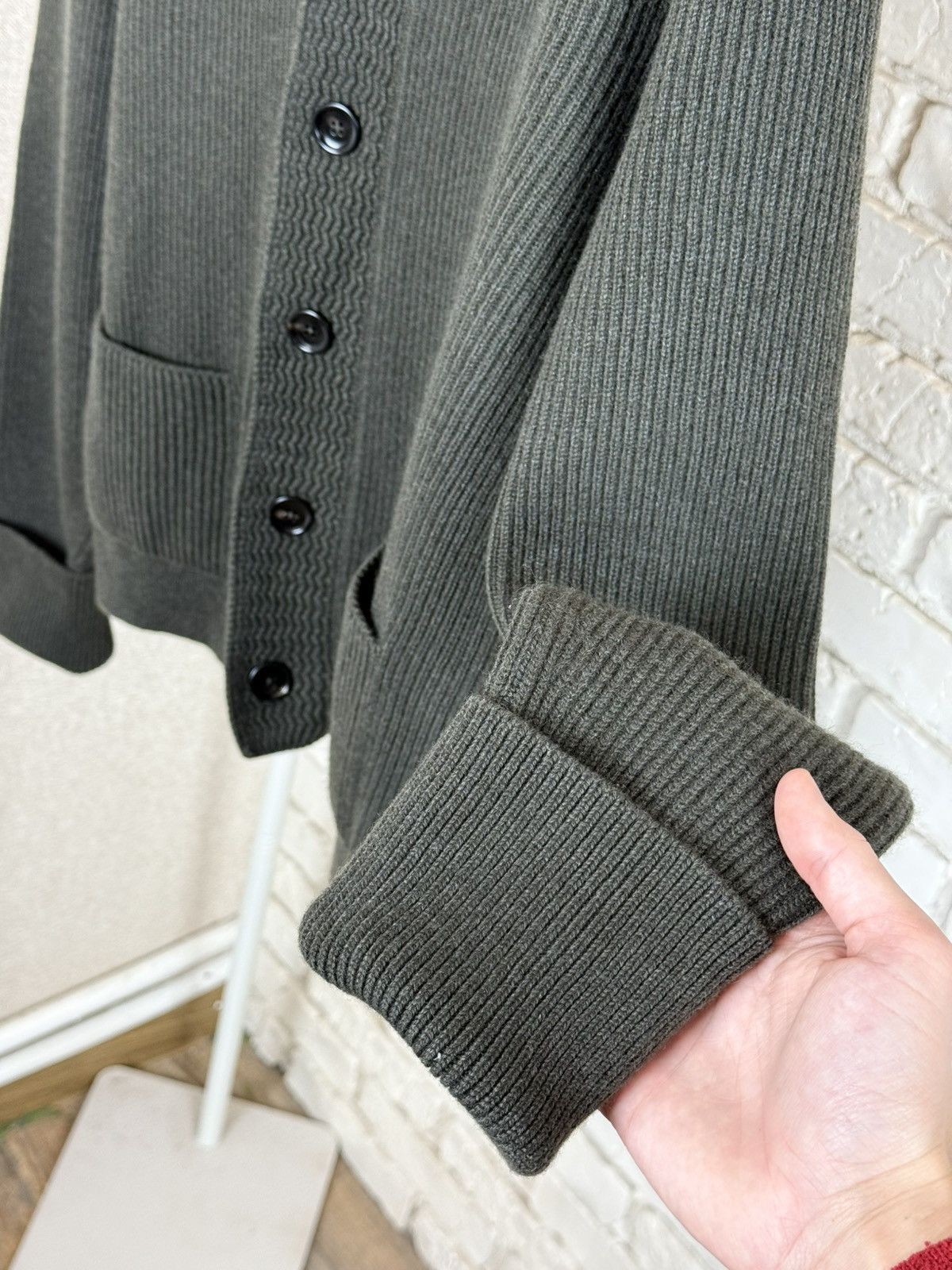 Tom Ford Tom Ford Cashmere Green Cardigan Sweater Size US L / EU 52-54 / 3 - 10 Thumbnail