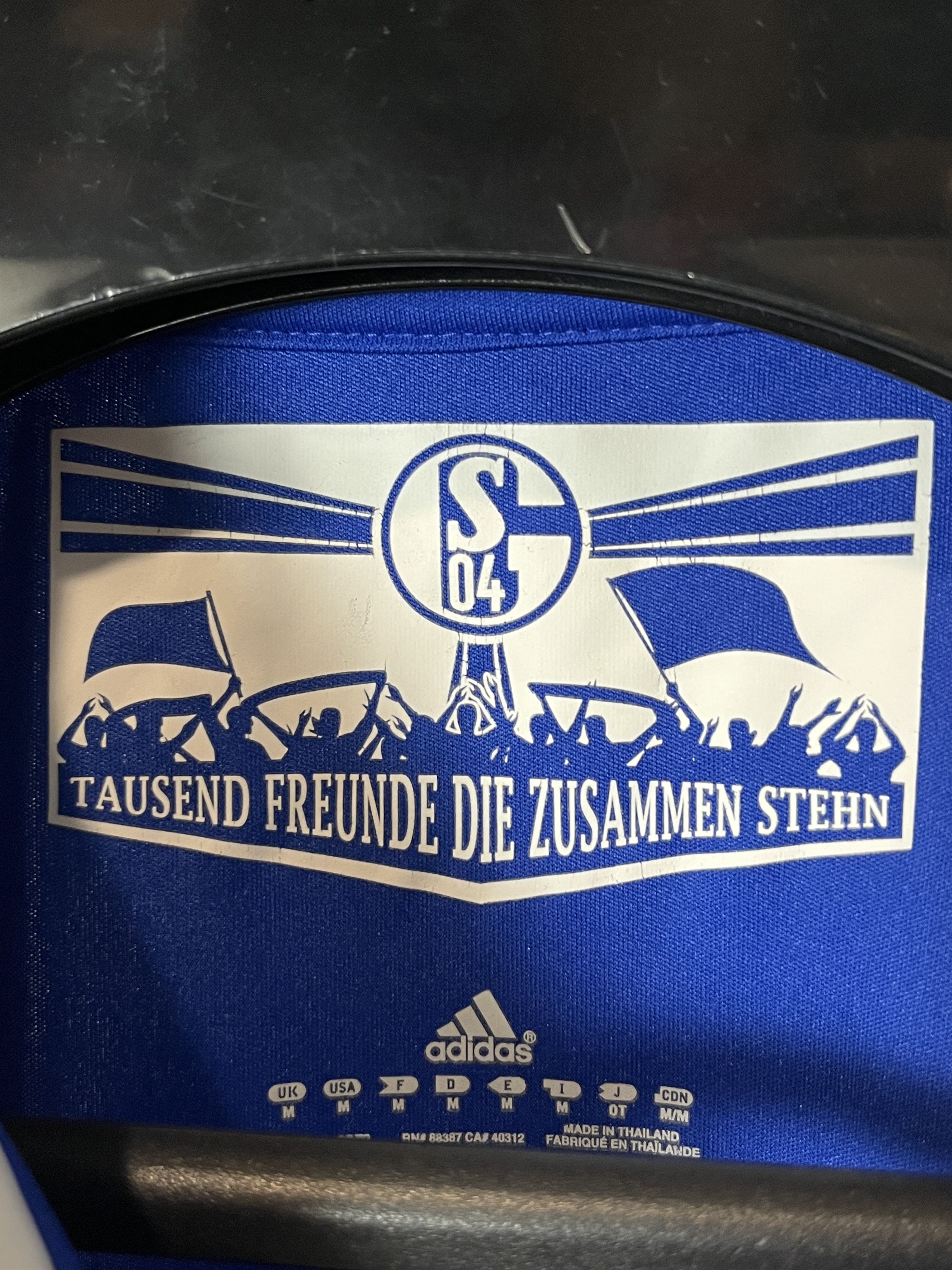Adidas × Vintage Adidas Schalke 04 2009-10 Home Kit Size US M / EU 48-50 / 2 - 3 Thumbnail