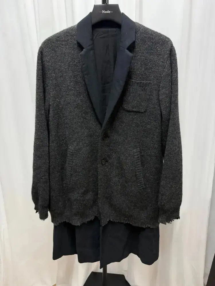 Undercover Sz 3 Undercover 17AW distressed Two-layers jacket-2507 Size US L / EU 52-54 / 3 - 1 Thumbnail
