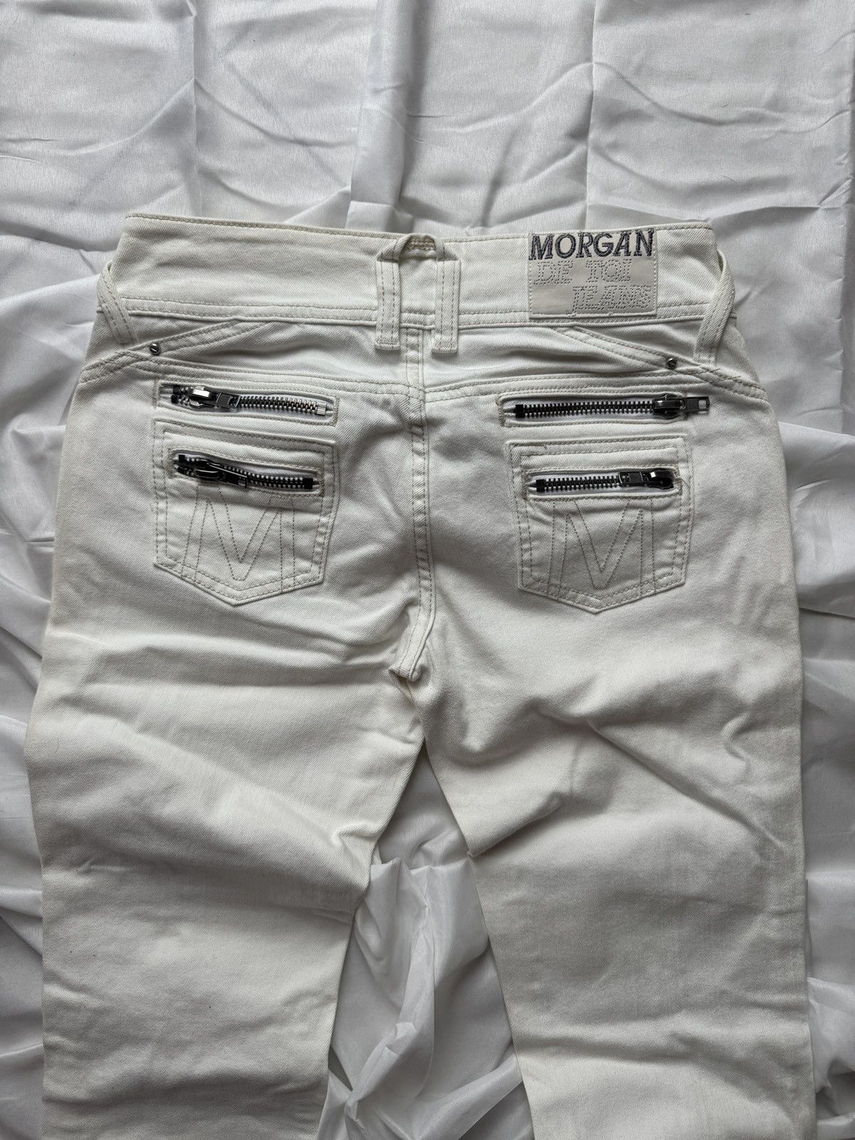 Morgan De Toi Y2K Morgan de Toi Vintage Double Zip Details Low Rise Jeans Size 30" / US 8 / IT 44 - 4 Thumbnail