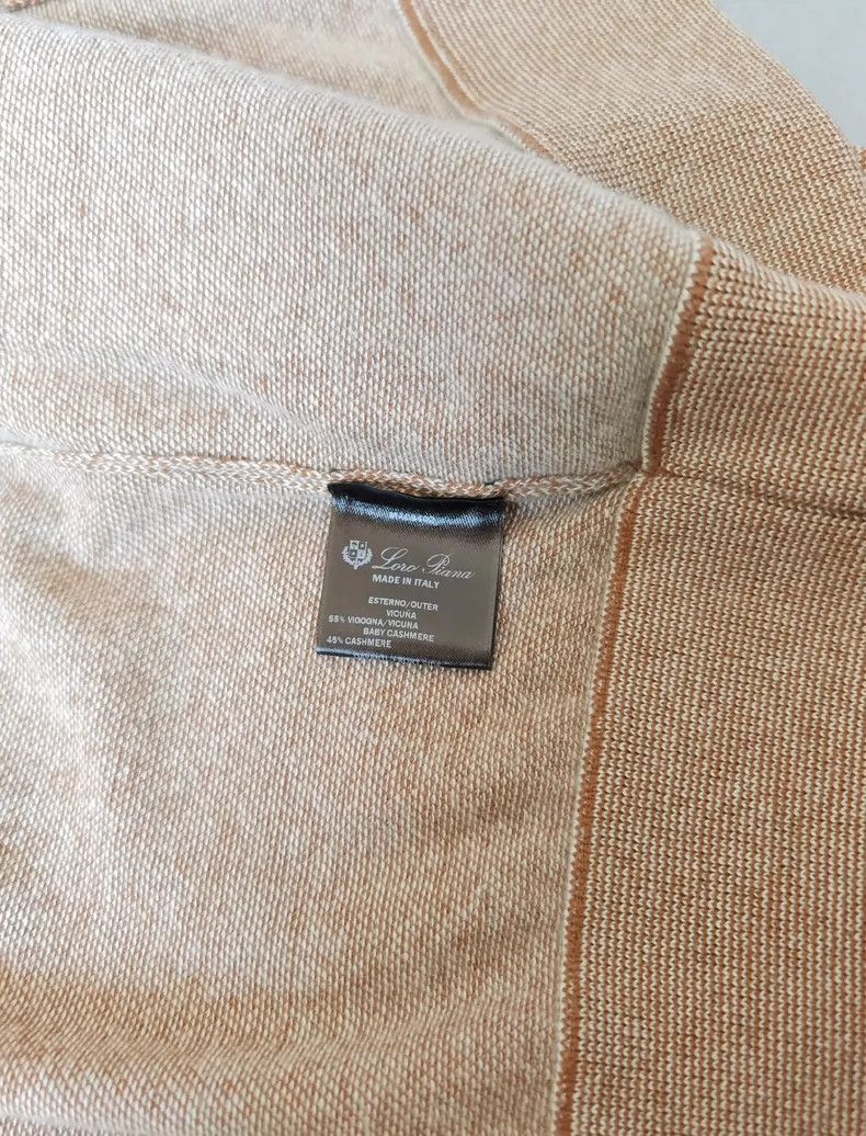Loro Piana LORO PIANA Luo Ma woolen cardigan knit coat Size US L / EU 52-54 / 3 - 4 Thumbnail