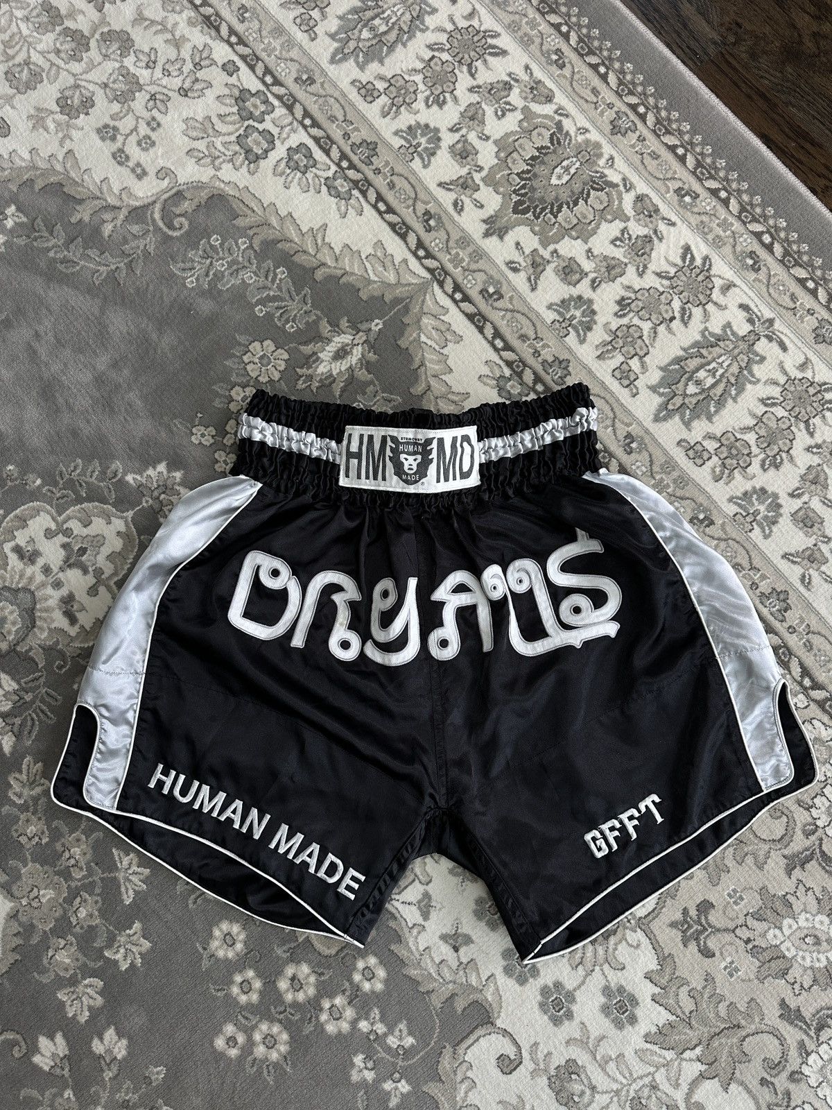 Human Made × Nigo Human Made Muay Thai Shorts Black L | Grailed