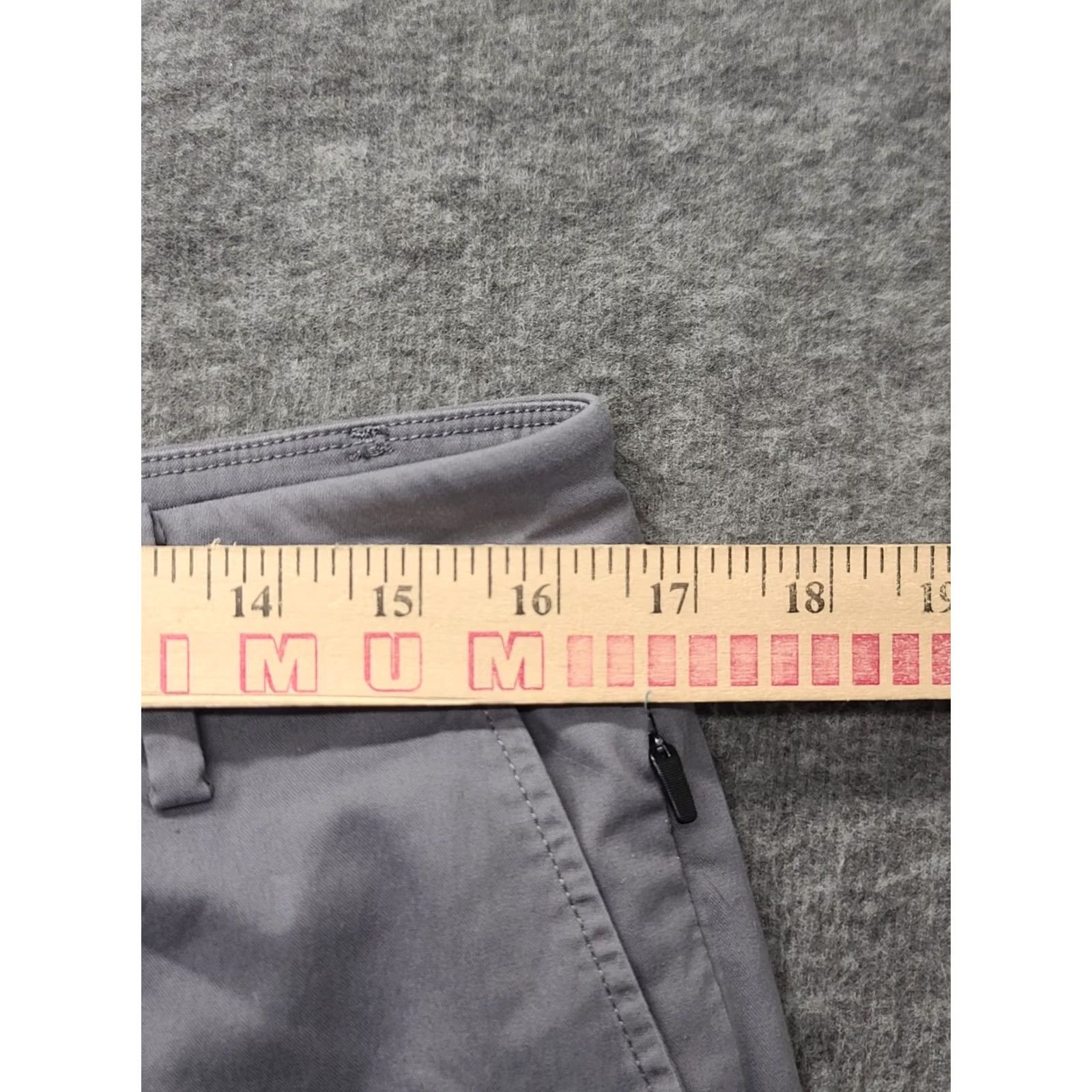 Vintage Birddogs Pants Mens 32x32 Regular Fit Performance Stretch Knit Flat Front Khakis Gray Size US 32 / EU 48 - 3 Thumbnail
