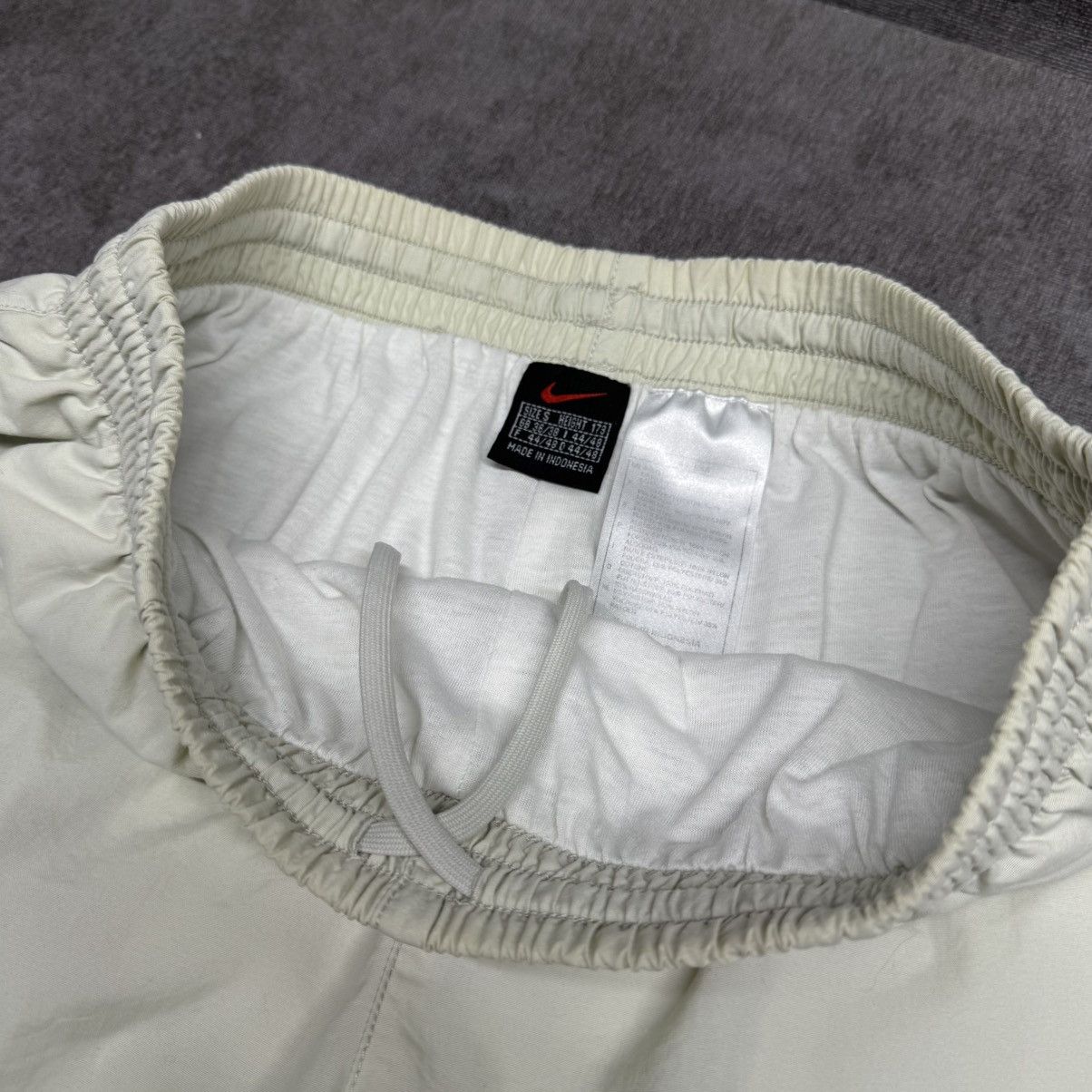 Nike × Vintage Vintage Nike BeigeY2K Baggy Track Pants Size US 30 / EU 46 - 3 Thumbnail