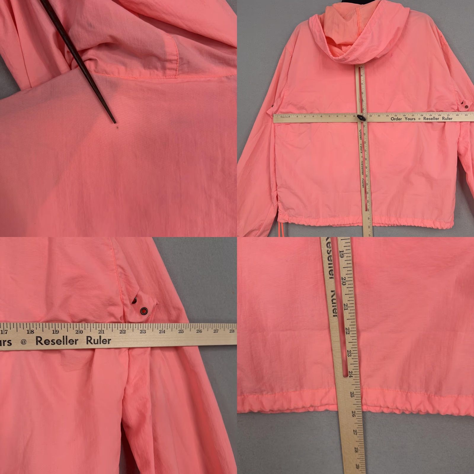 Vintage VINTAGE Breezin Windbreaker Jacket Mens S Pink Hooded 80s 90s Nylon Lightweight Zip Front Pocket Logo Breezin Theme Outdoor Size US S / EU 44-46 / 1 - 9 Thumbnail