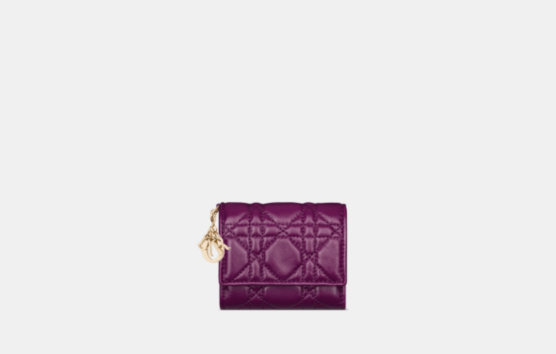 Dior o1w1db10725 Size : OS / S0181O Lotus Wallet in Mulberry Size ONE SIZE - 1 Thumbnail