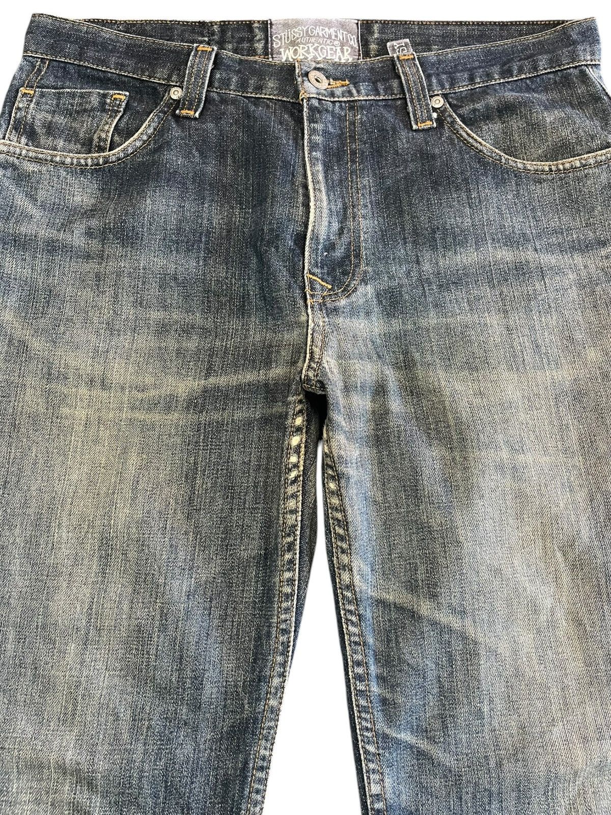 Stussy Vintage Stussy Mudwash Faded Denim Size US 34 / EU 50 - 2 Thumbnail