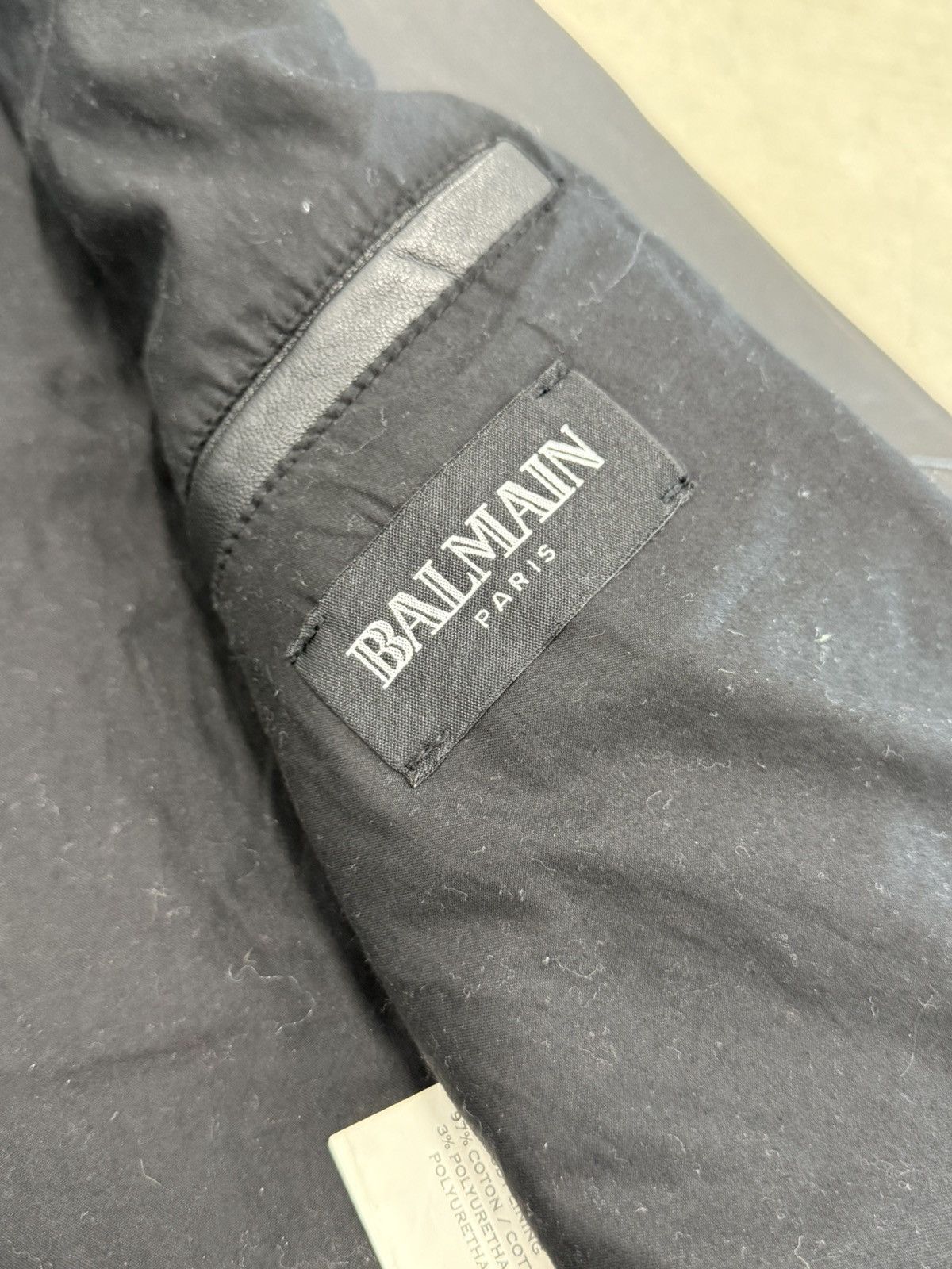 Balmain Balmain Lace Up Leather Jacket Size US M / EU 48-50 / 2 - 5 Thumbnail