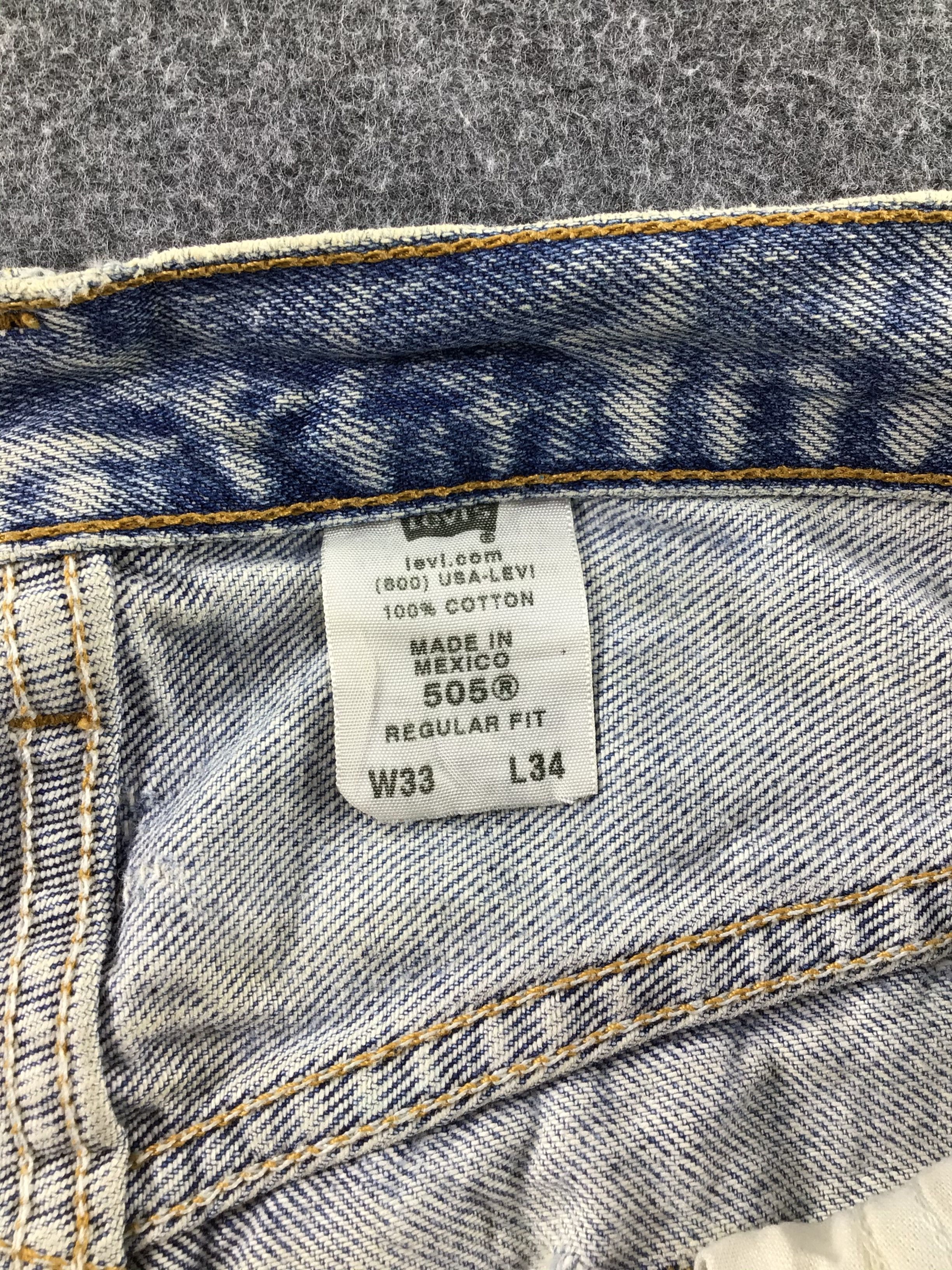 Levi's × Vintage Vintage Levis 505 Jeans-JM757 Size US 35 - 11 Thumbnail