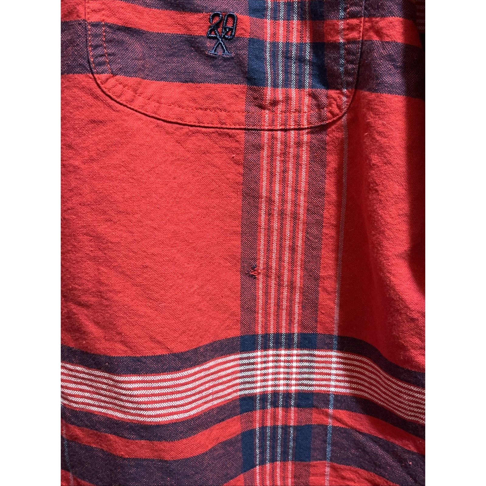 Wrangler Wrangle Vintage Twenty X Men’s XL Shirt Red Plaid LS Button Size US XL / EU 56 / 4 - 9 Thumbnail