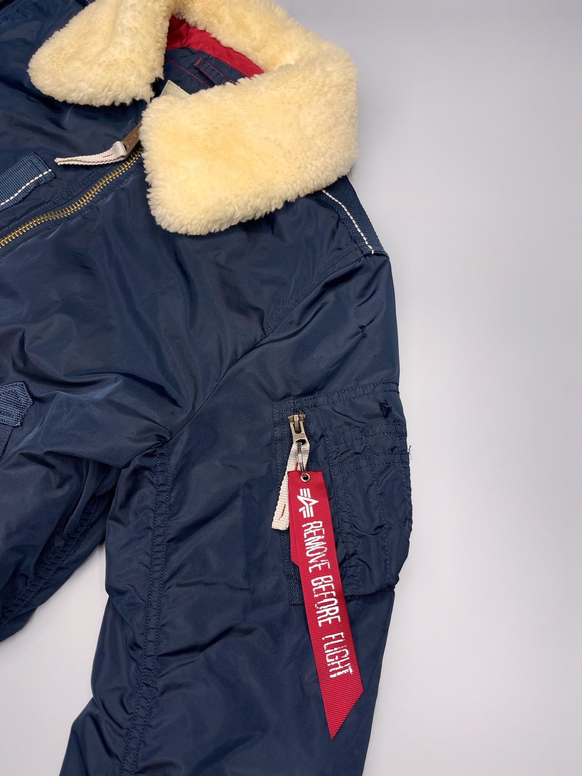 Alpha Industries Vintage Y2k Alpha Industries Bomber Jacket MA-2 Size US M / EU 48-50 / 2 - 9 Thumbnail