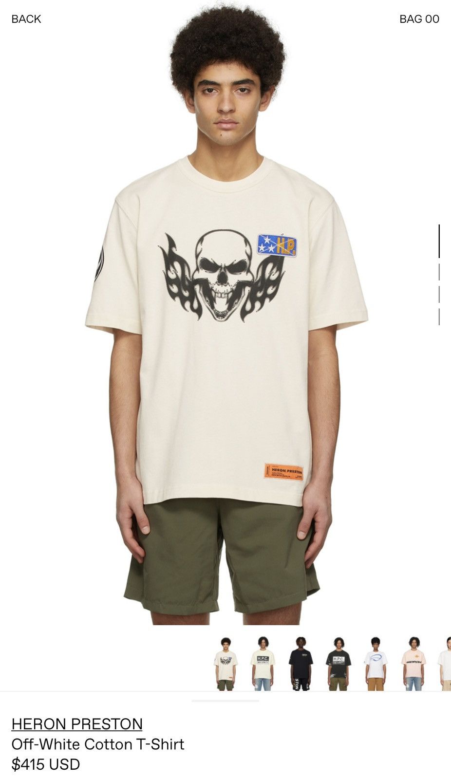 Heron Preston Herron Preston Off-White Cotton T-Shirt Size US XS / EU 42 / 0 - 14 Thumbnail