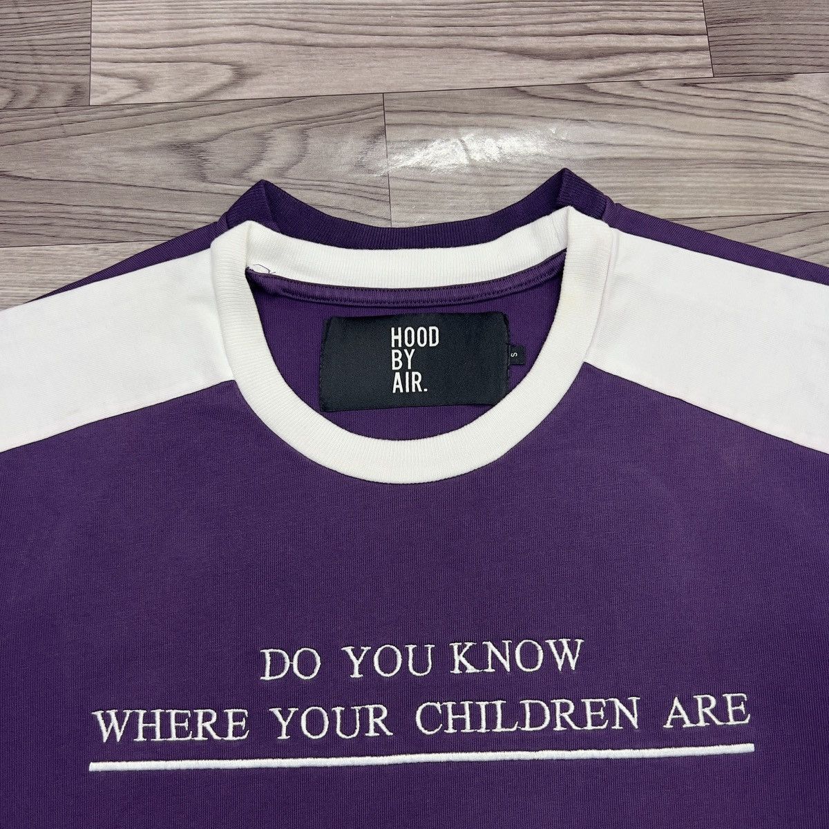 Hood By Air Hood By Air Do You Know Where Your Children Are Longsleeve Size S / US 4 / IT 40 - 3 Thumbnail