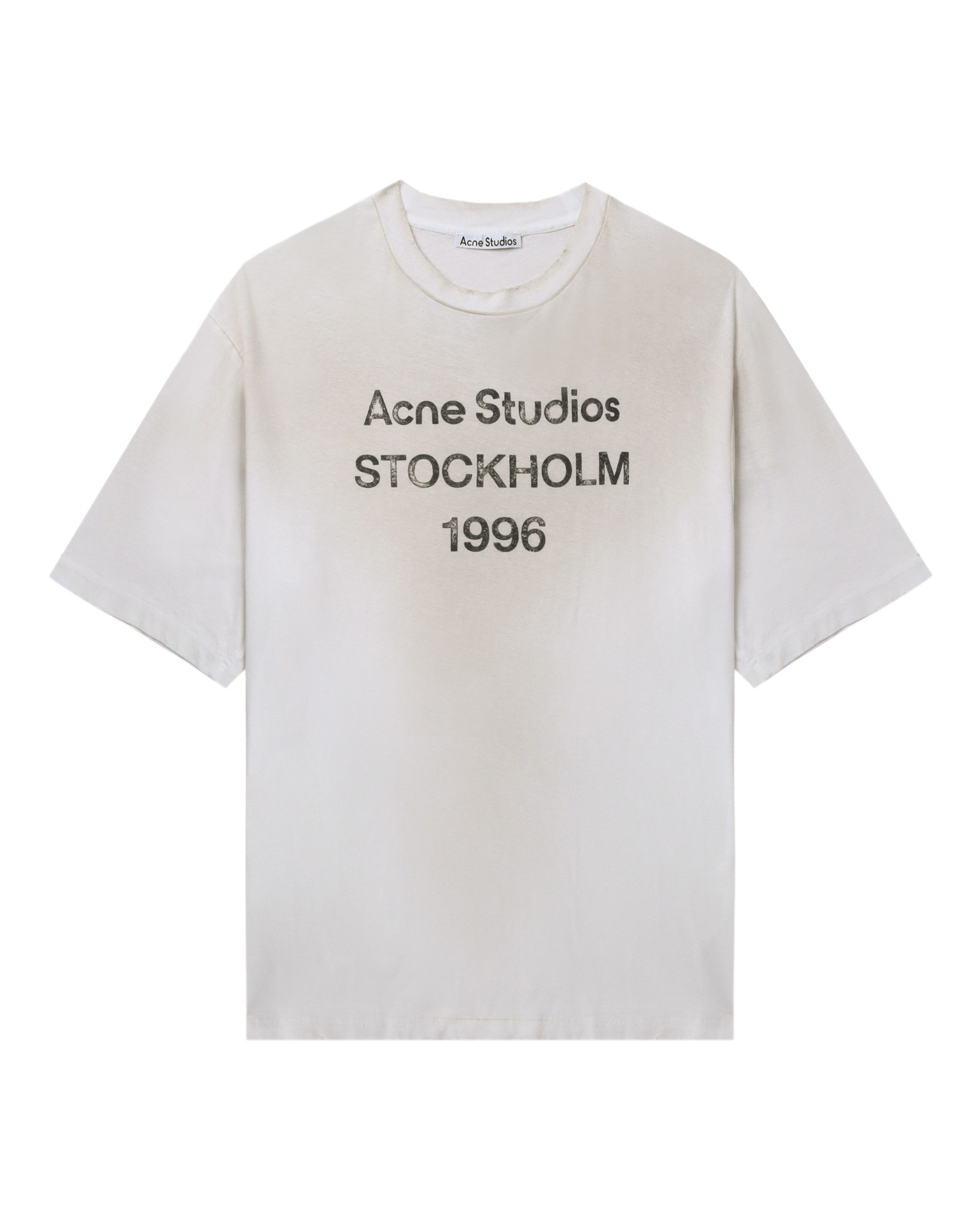 Acne Studios Acne Studios Text Print Short Sleeve T-Shirt Size US XL / EU 56 / 4 - 1 Thumbnail
