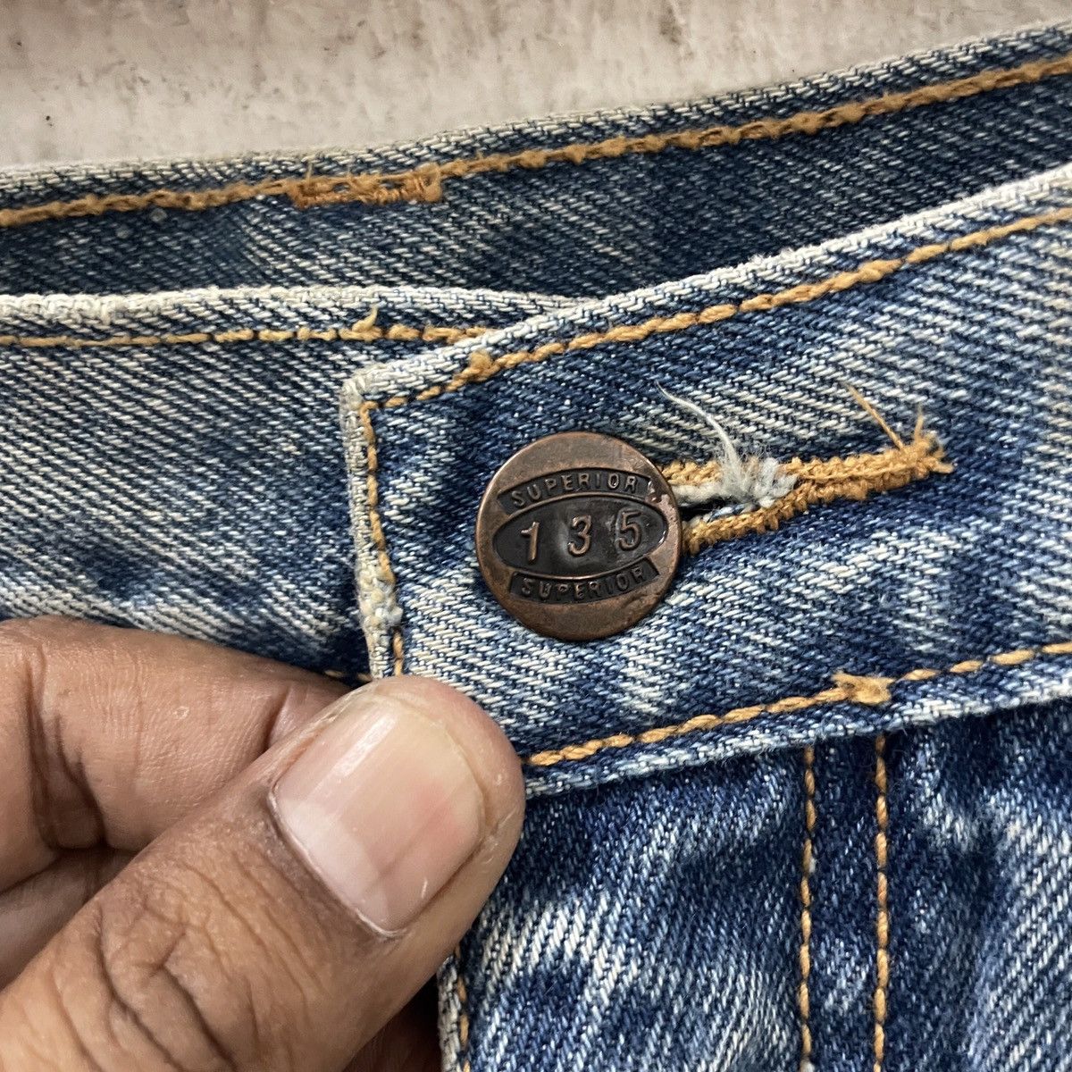 Japanese Brand Vintage Superior Skate Denim Jeans Size US 28 / EU 44 - 5 Thumbnail