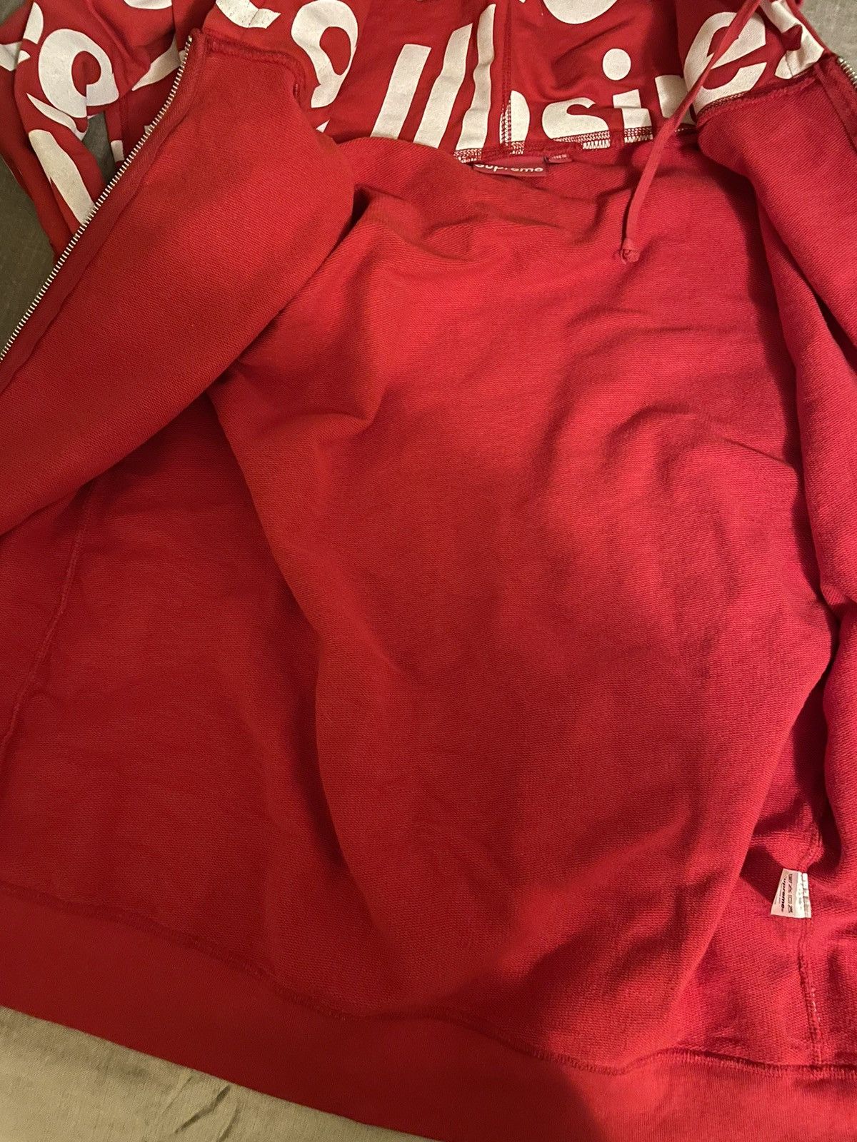 Supreme Supreme IBCA Red 2007 Size L Zip Up Size US L / EU 52-54 / 3 - 16 Thumbnail