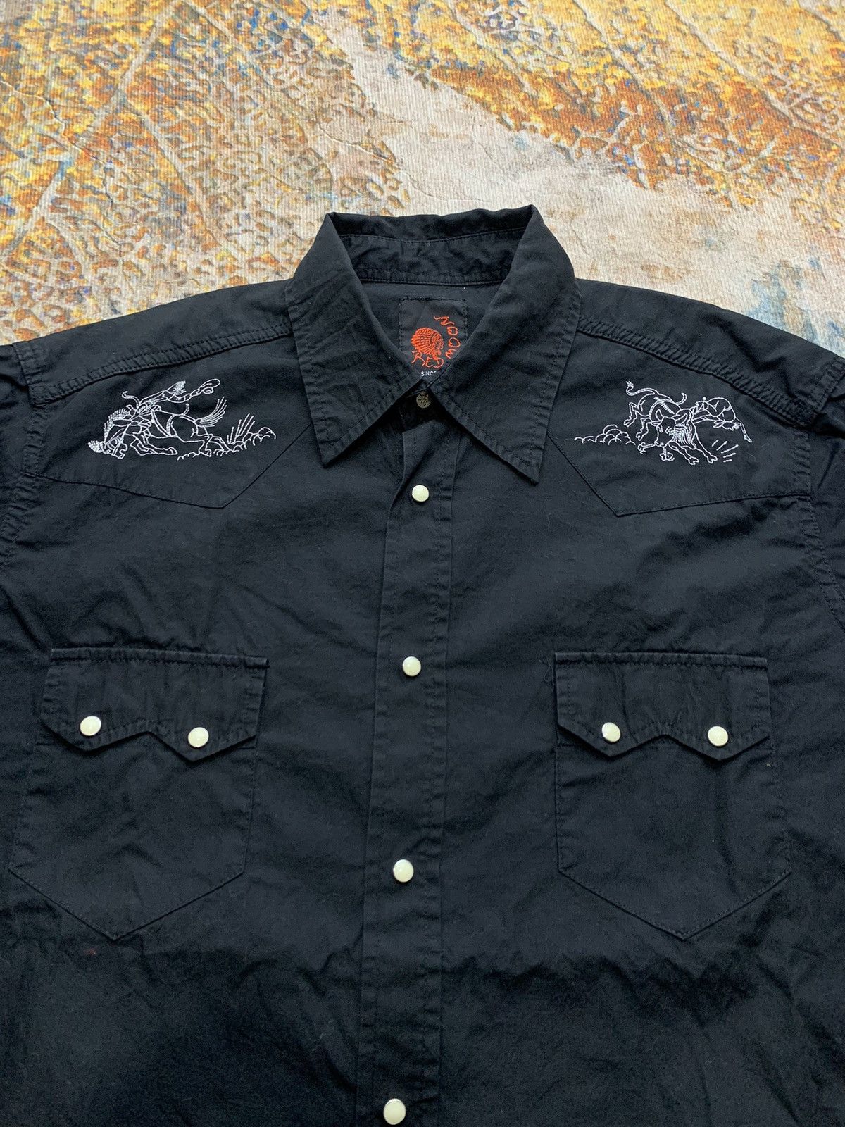 If Six Was Nine western shirt Red moon japan Yohji Yamamoto style Size US L / EU 52-54 / 3 - 5 Thumbnail