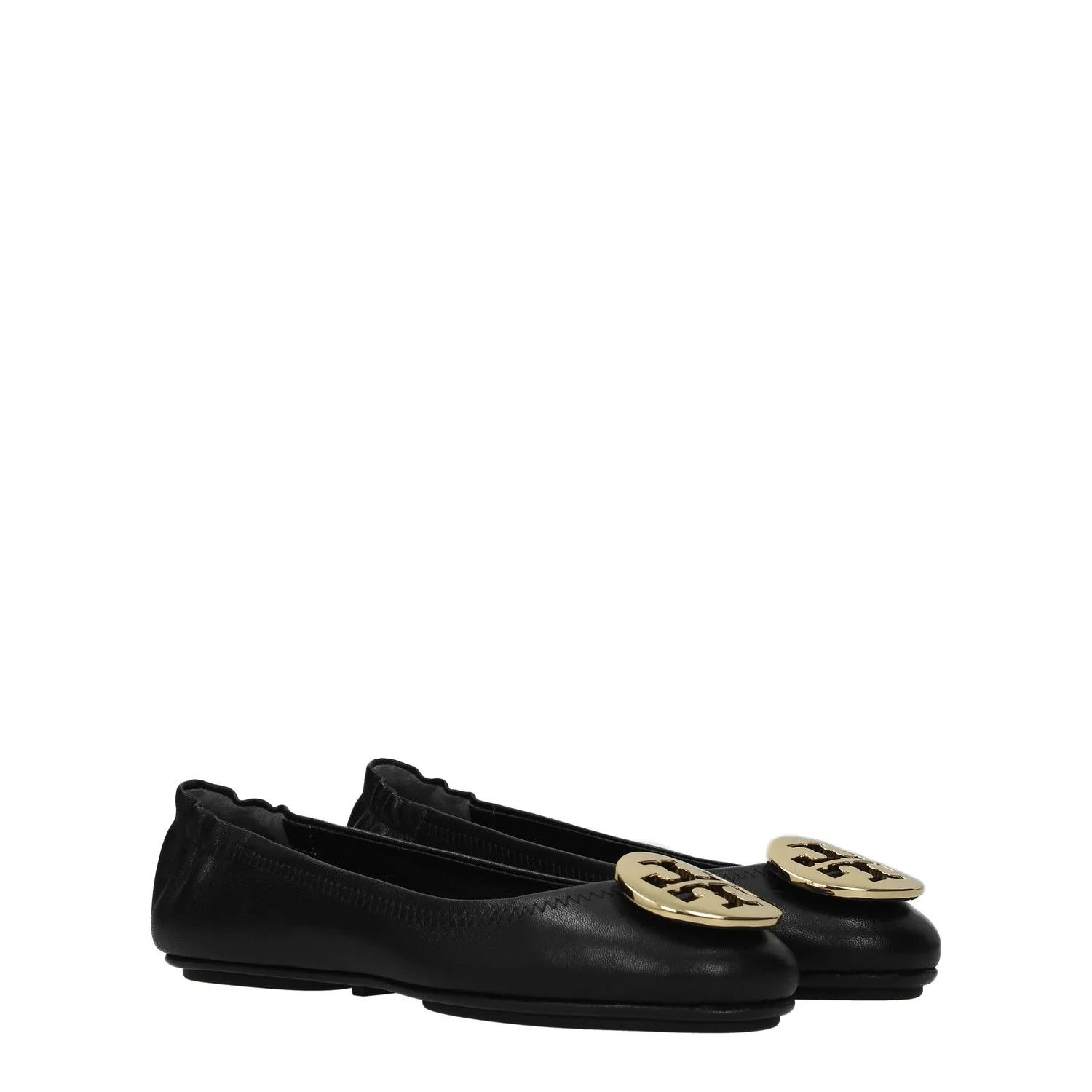 Tory Burch ob1o1e1124 Leather Ballet Flats in Black Size US 6.5 / IT 36.5 - 2 Thumbnail