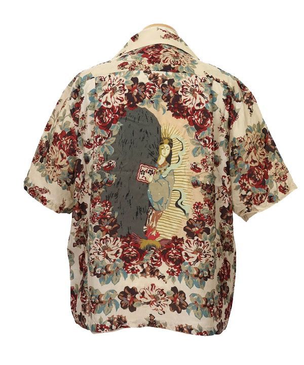 Kapital Silk rayon Champetre Maria aloha shirt size 3 kinari