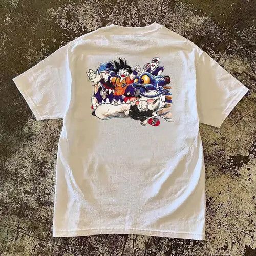 Japanese Brand Mikami x Riho Street washed retro dragon ball print t-shirt Size US M / EU 48-50 / 2 - 5 Thumbnail