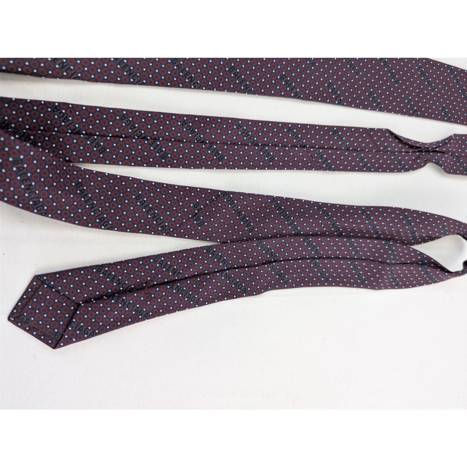 Balenciaga o1rshd1 Size: OS/ Sartorial With Micro Pattern Tie Blue Size ONE SIZE - 6 Thumbnail