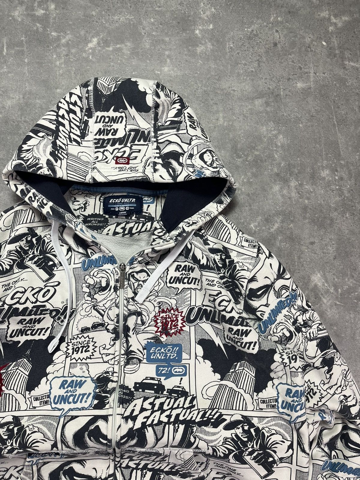 Ecko Unltd. Ecko Unltd. AOP Comic Book Baggy Zip Hoodie L XL Size US L / EU 52-54 / 3 - 5 Thumbnail